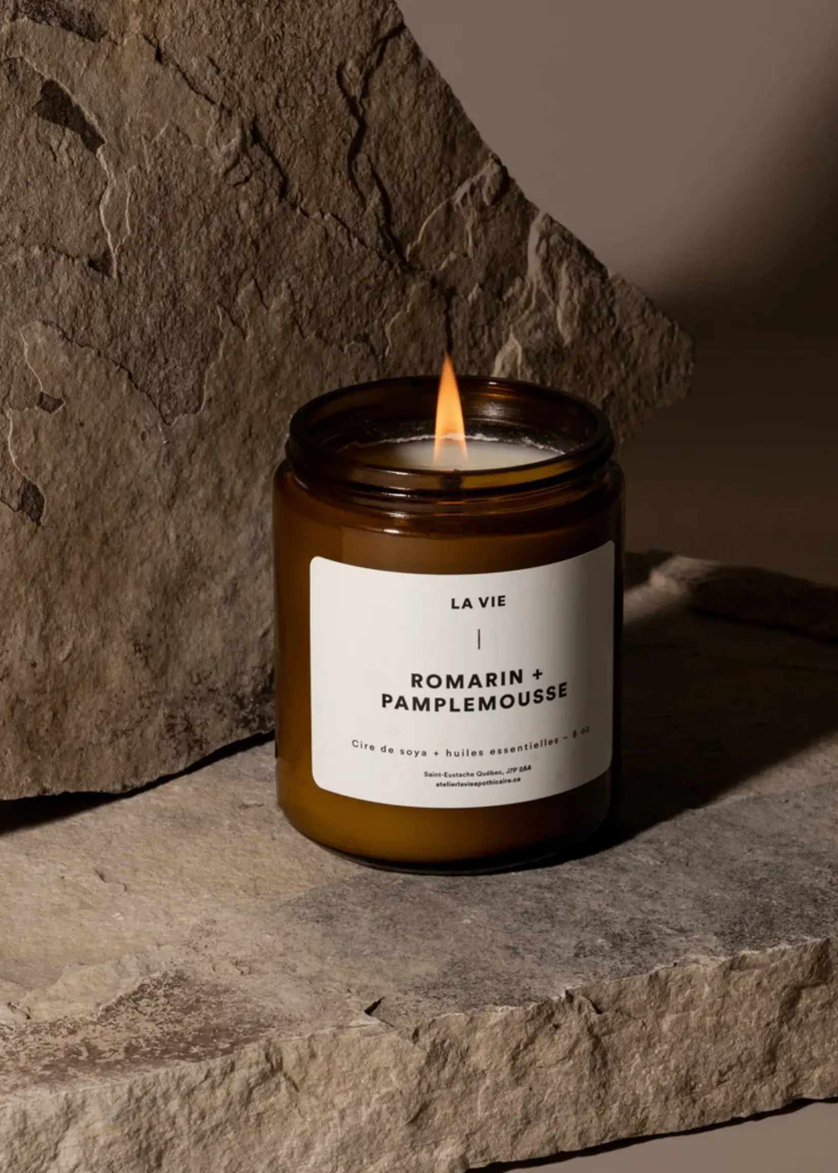 Bougie-Romarin/Pamplemousse