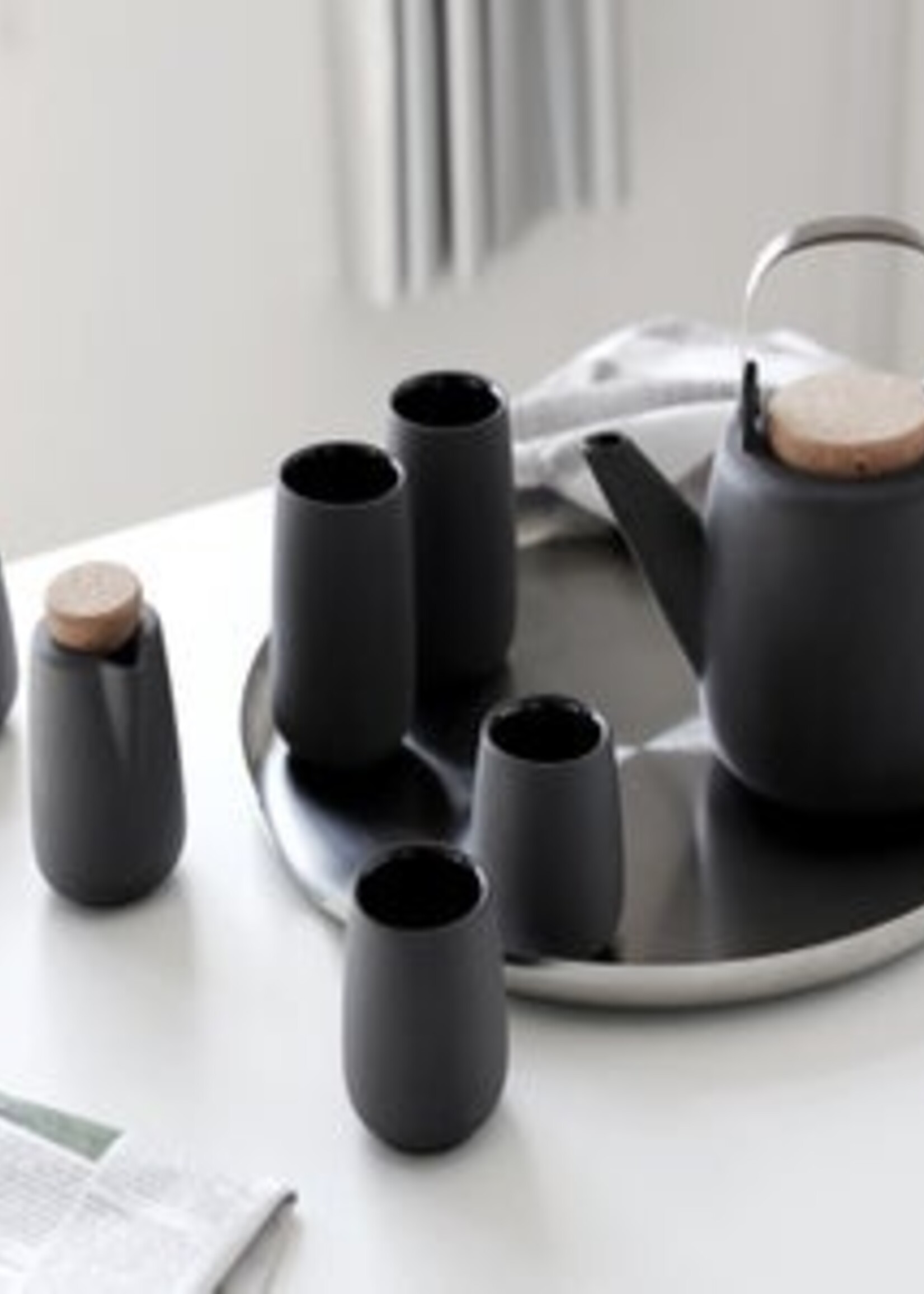 Viva Scandinavia Milk And Sugar Set - Dark Grey