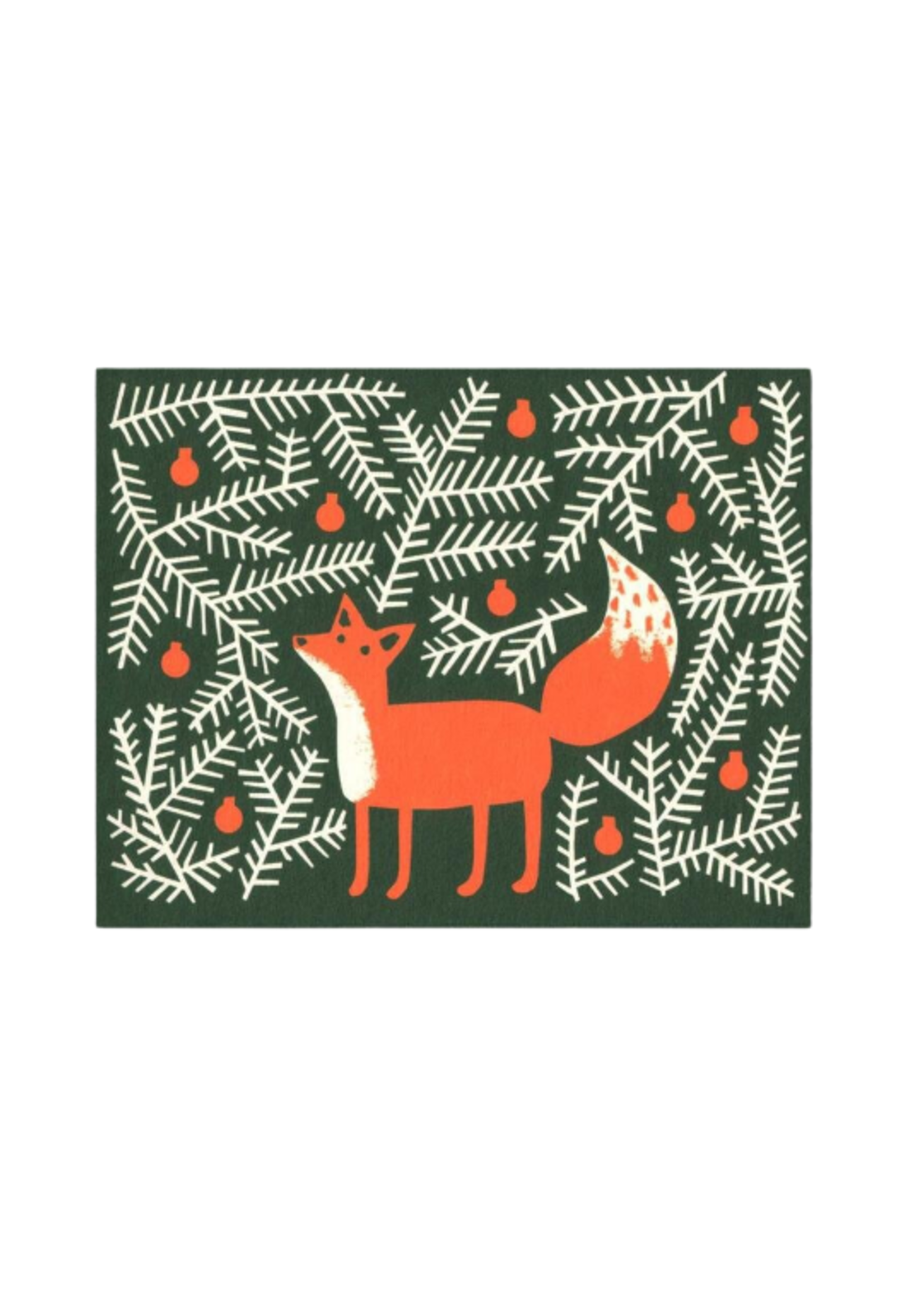 Lisa Jones Studio Forest Fox Holiday Card