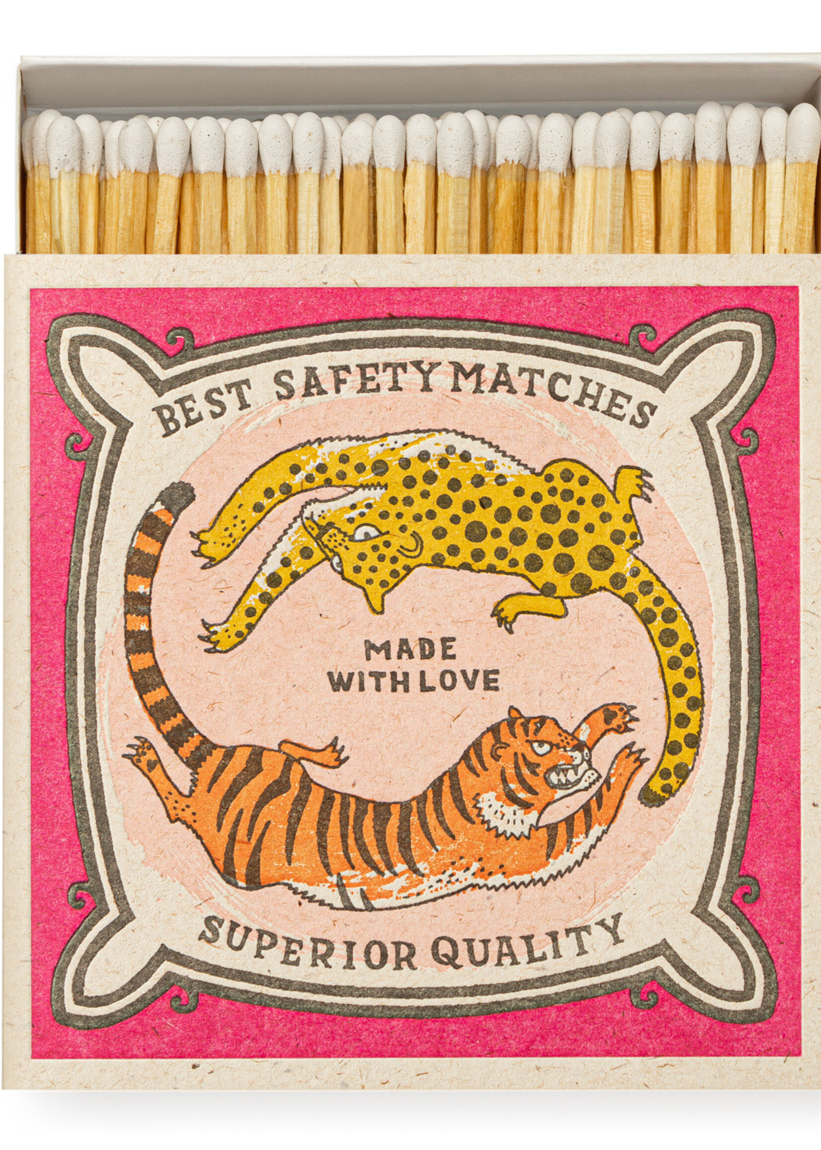 Archivist Chasing Big Cats Matchbox