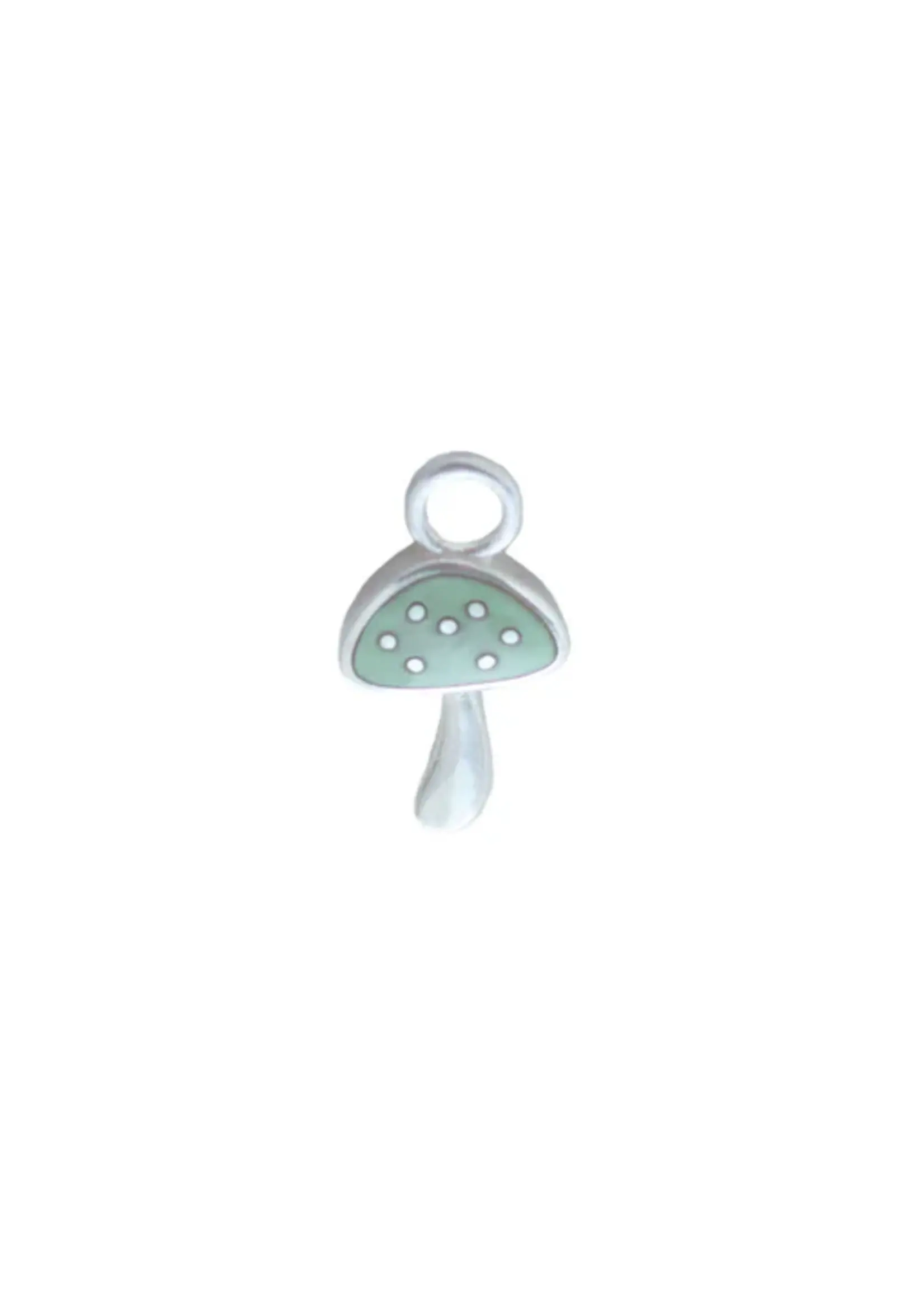 Ken & Jame Charm Mushroom Silver