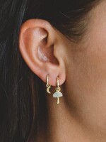 Ken & Jame Charm Mushroom Silver