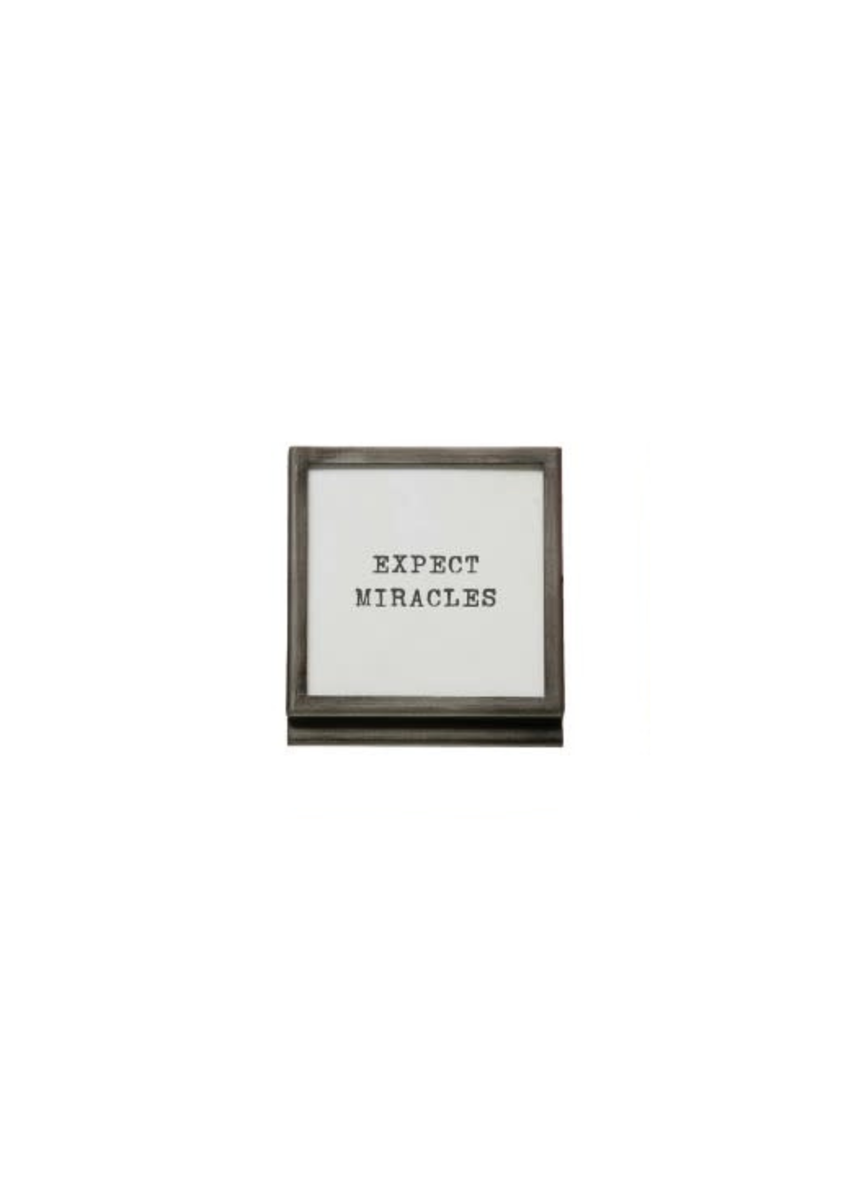 Black Square Frame with Text - (Choose Style)