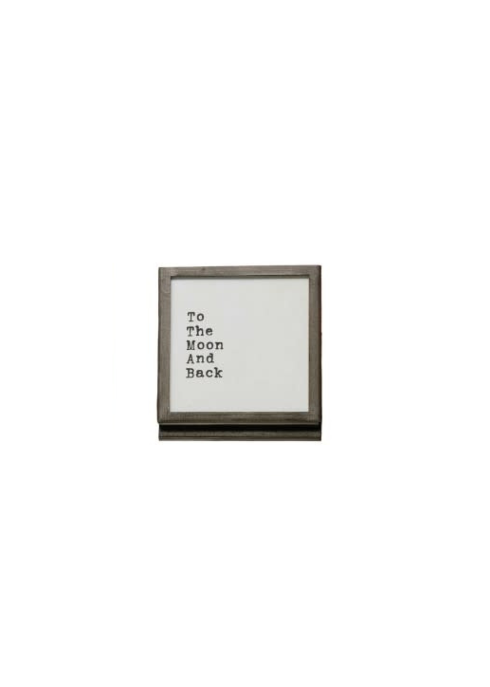 Black Square Frame with Text - (Choose Style)