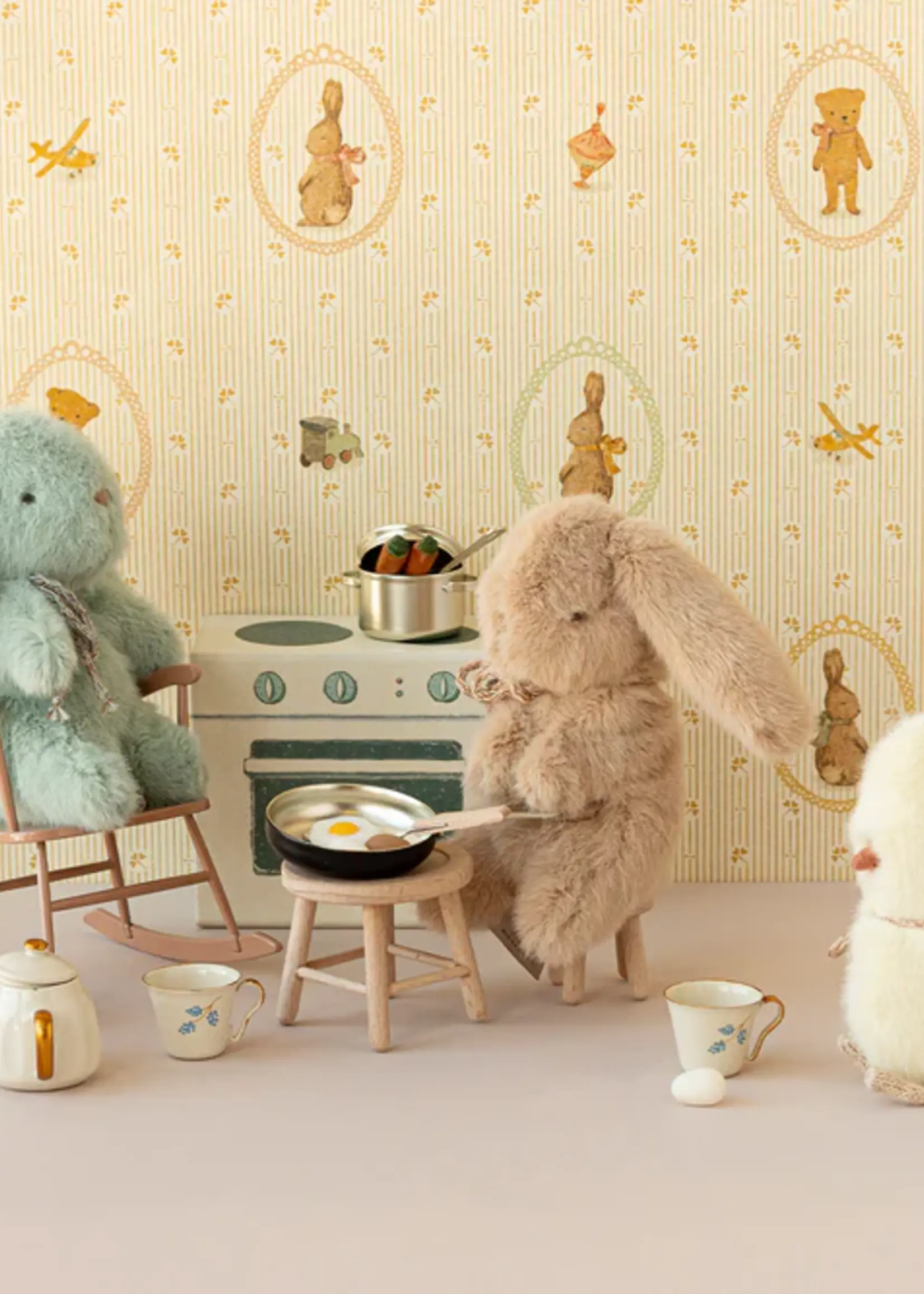 Mini Bunny Plush, Cream