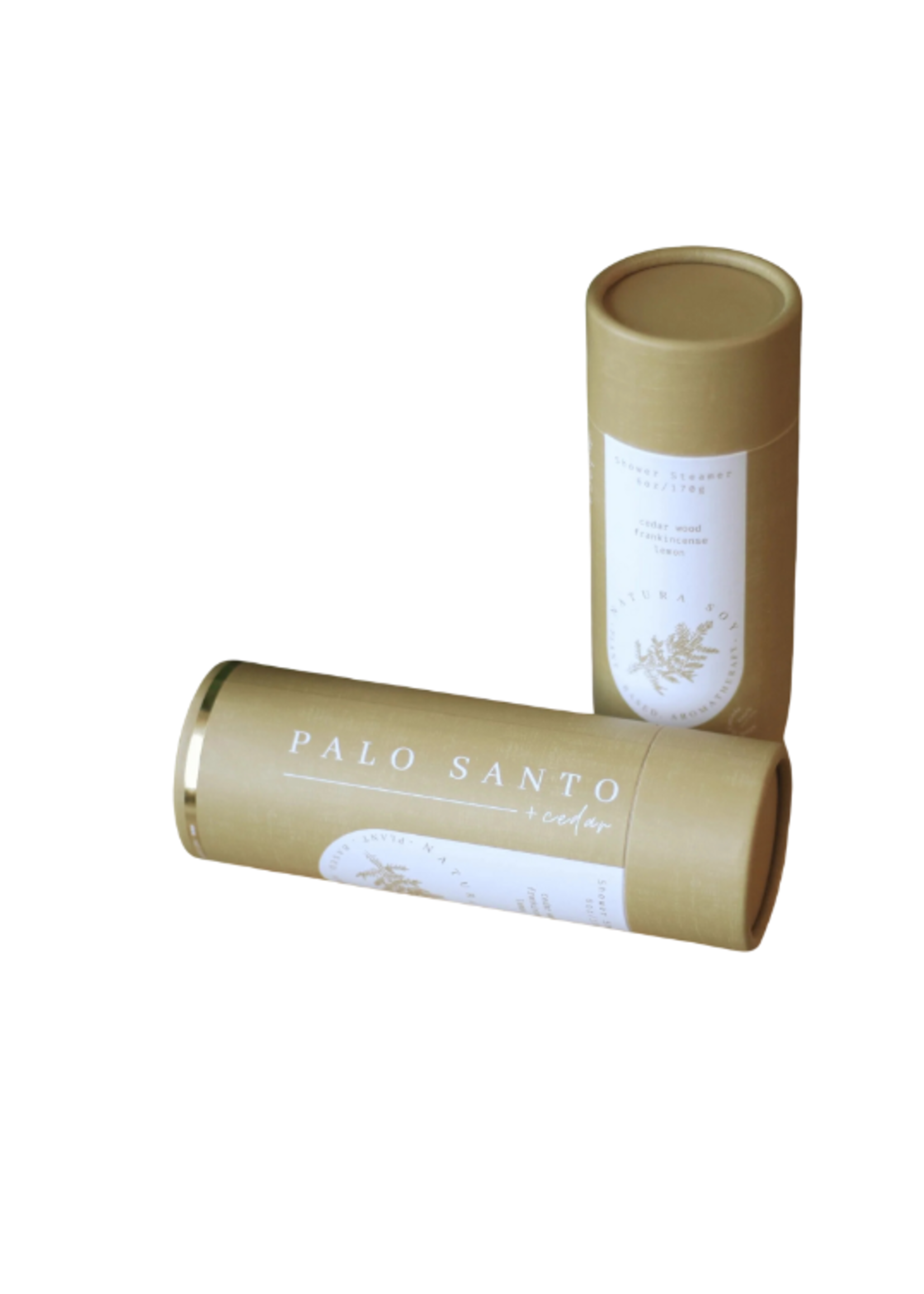 Natura Soy Shower Steamers - Palo Santo Cedar