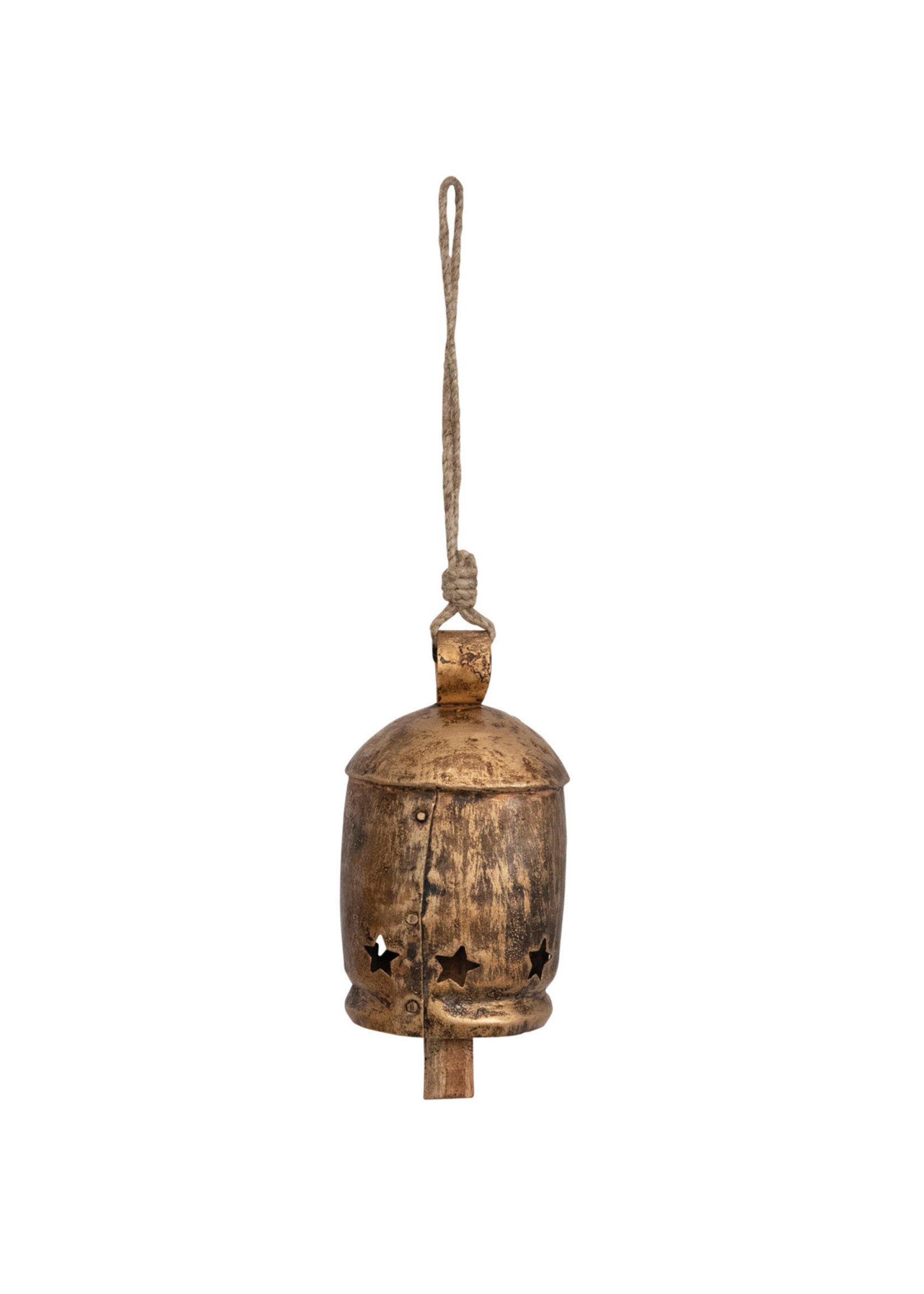 Metal Bell with Star Cut Outs - Small