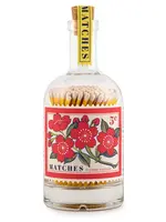 Bouteille D'Allumettes Fleurs