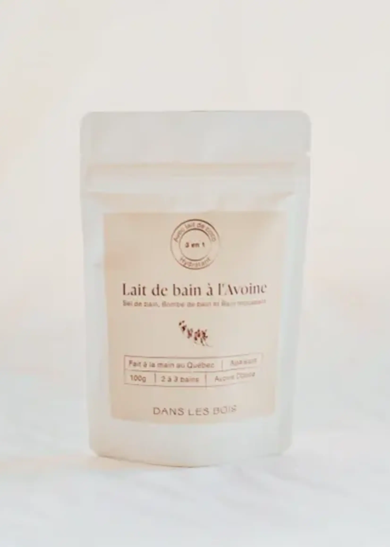 Dans Les Bois Foaming bath - Oatmeal foaming bath milk