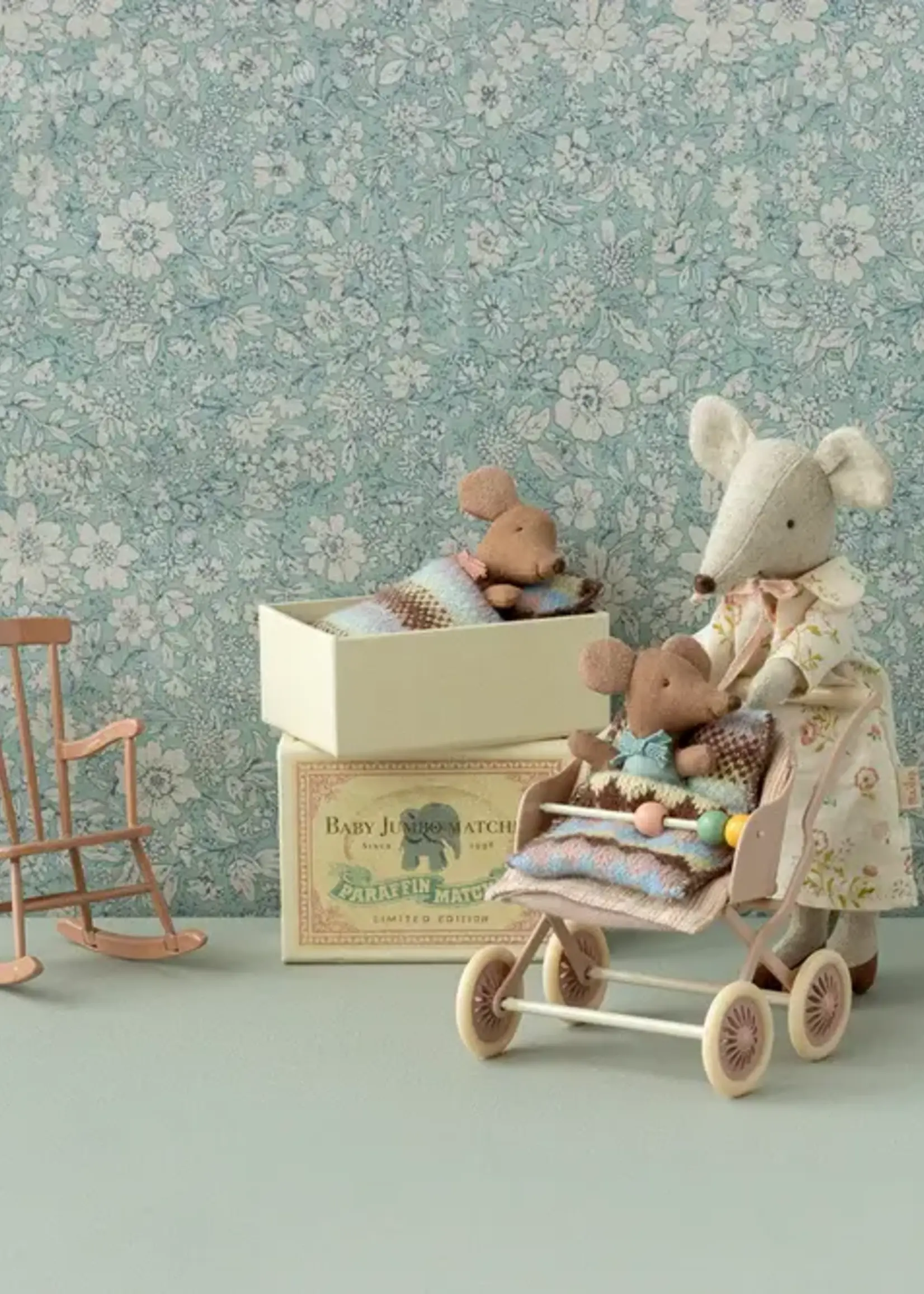 Sleepy Wakey Baby Mouse in Matchbox