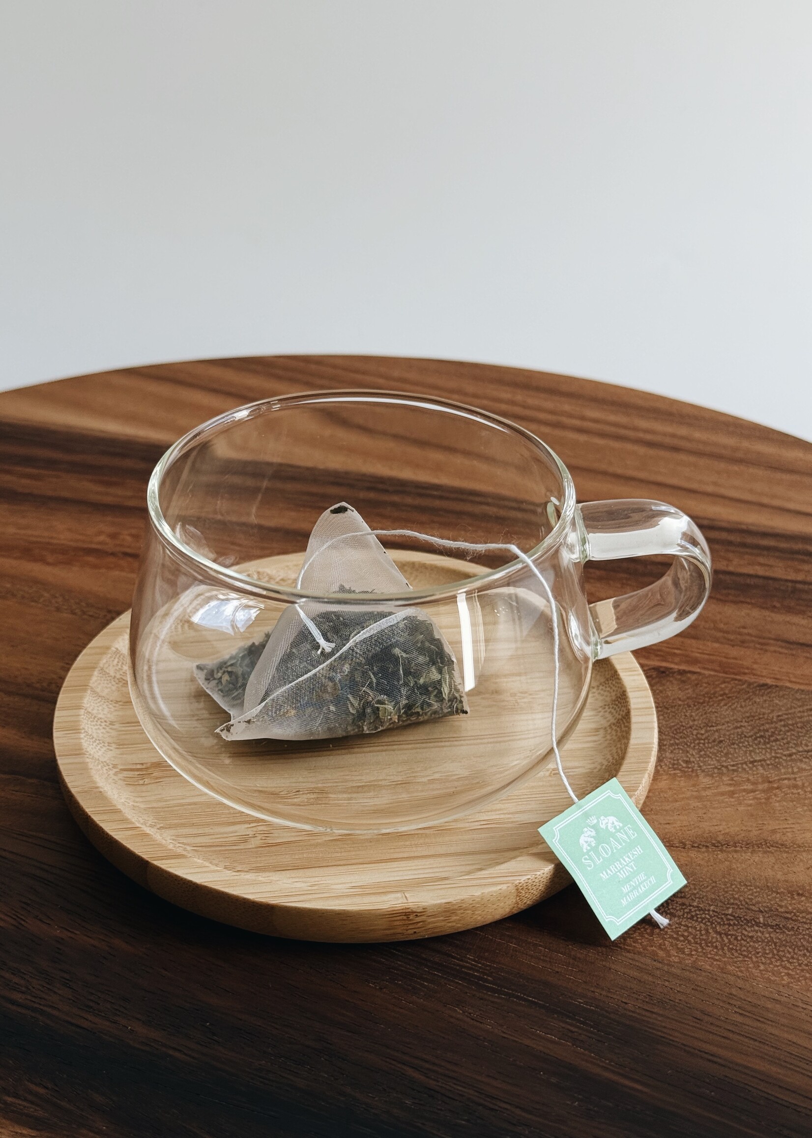 Tasse à Thé et Soucoupe Bambou