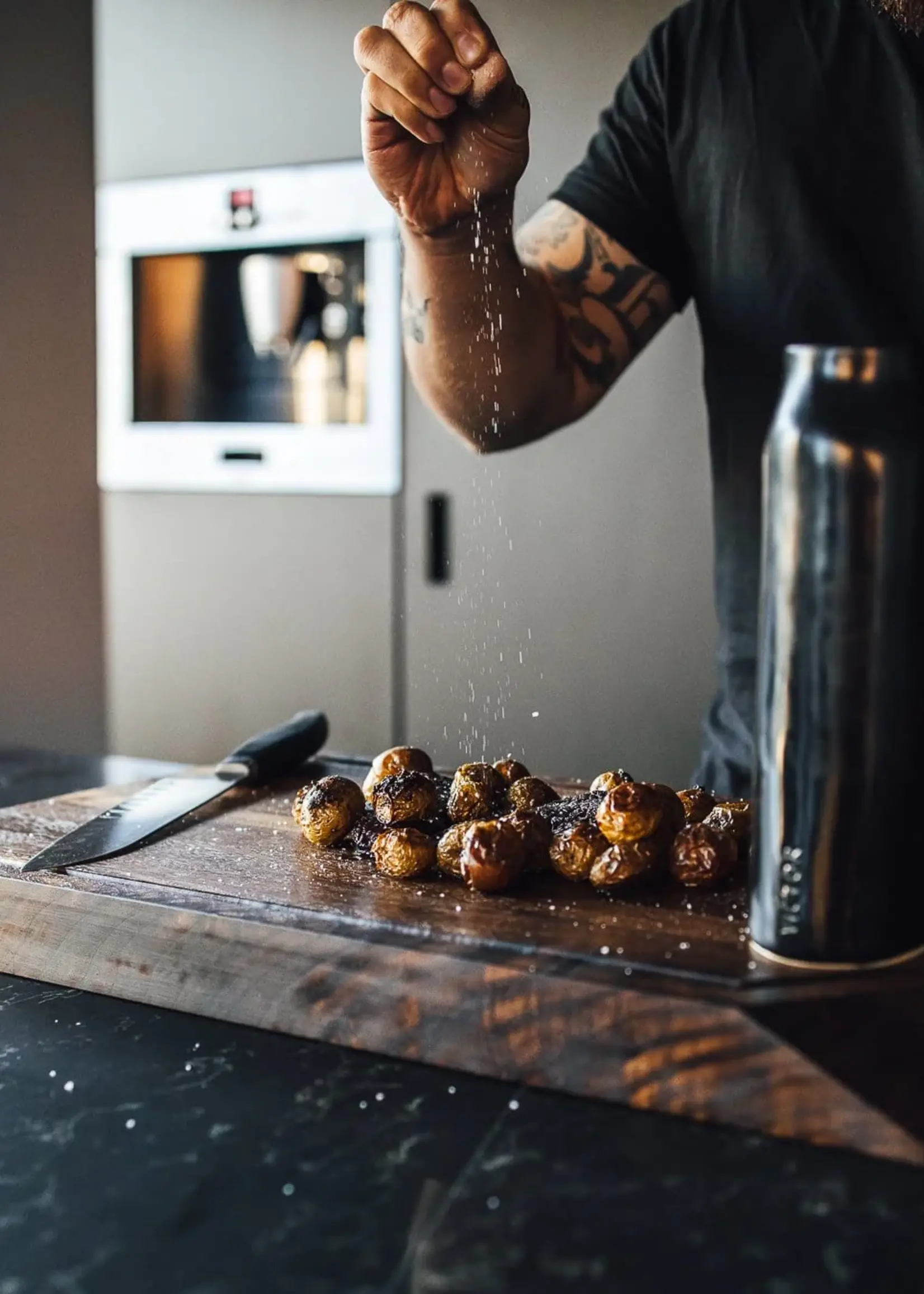 Tagliere Board Walnut Black