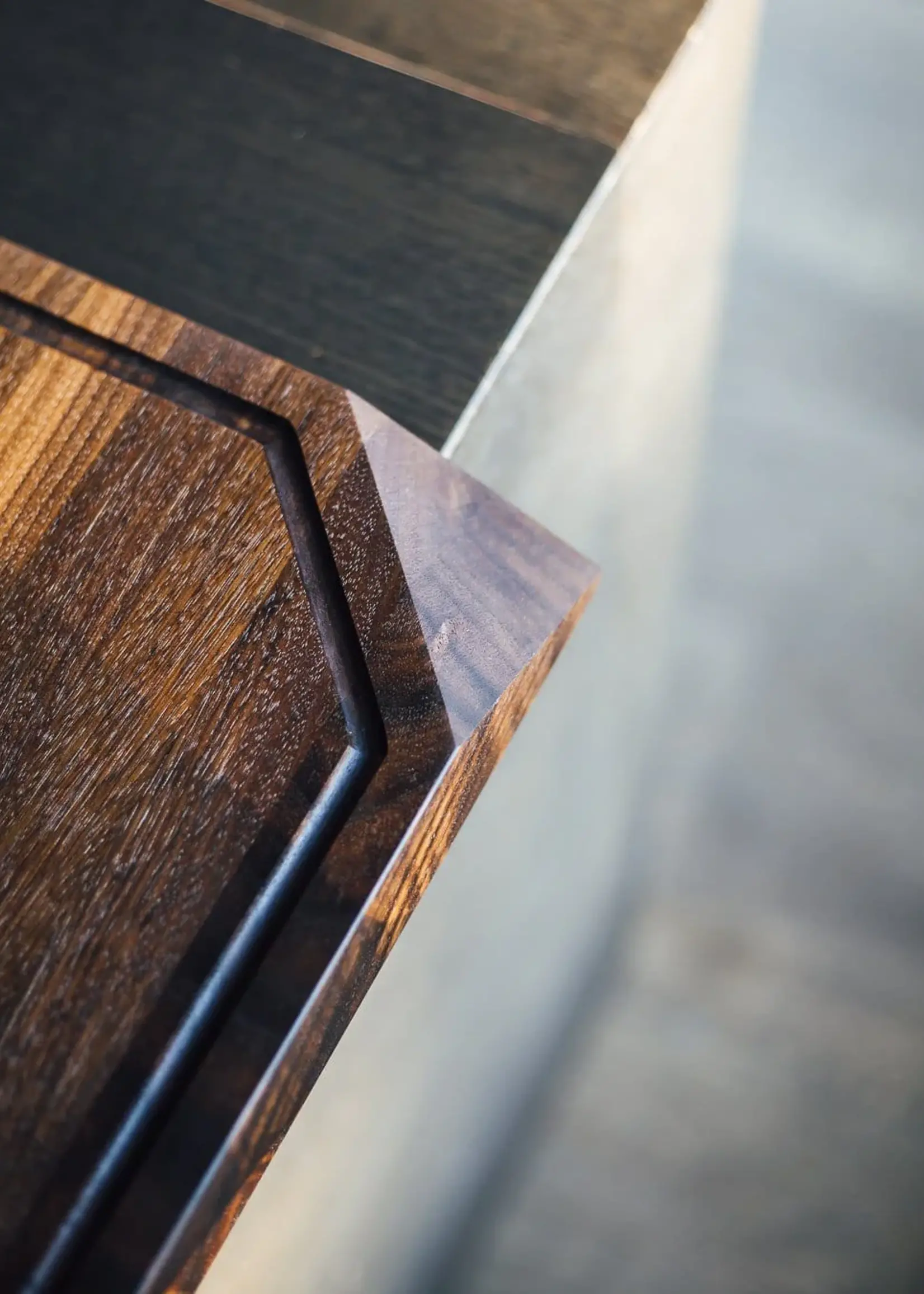 Tagliere Board Walnut Black