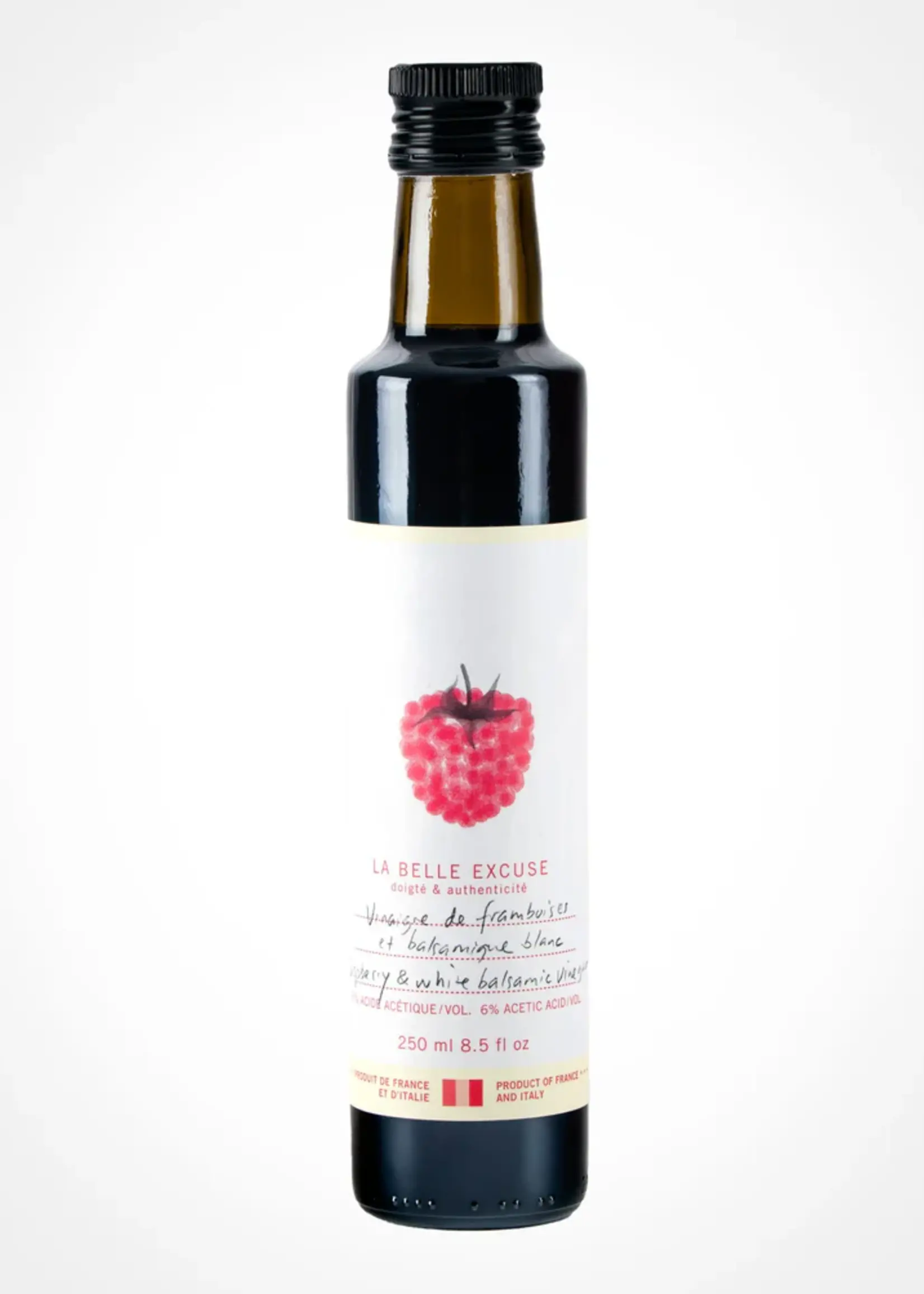 La Belle Excuse Vinaigre de framboise & balsamique blanc