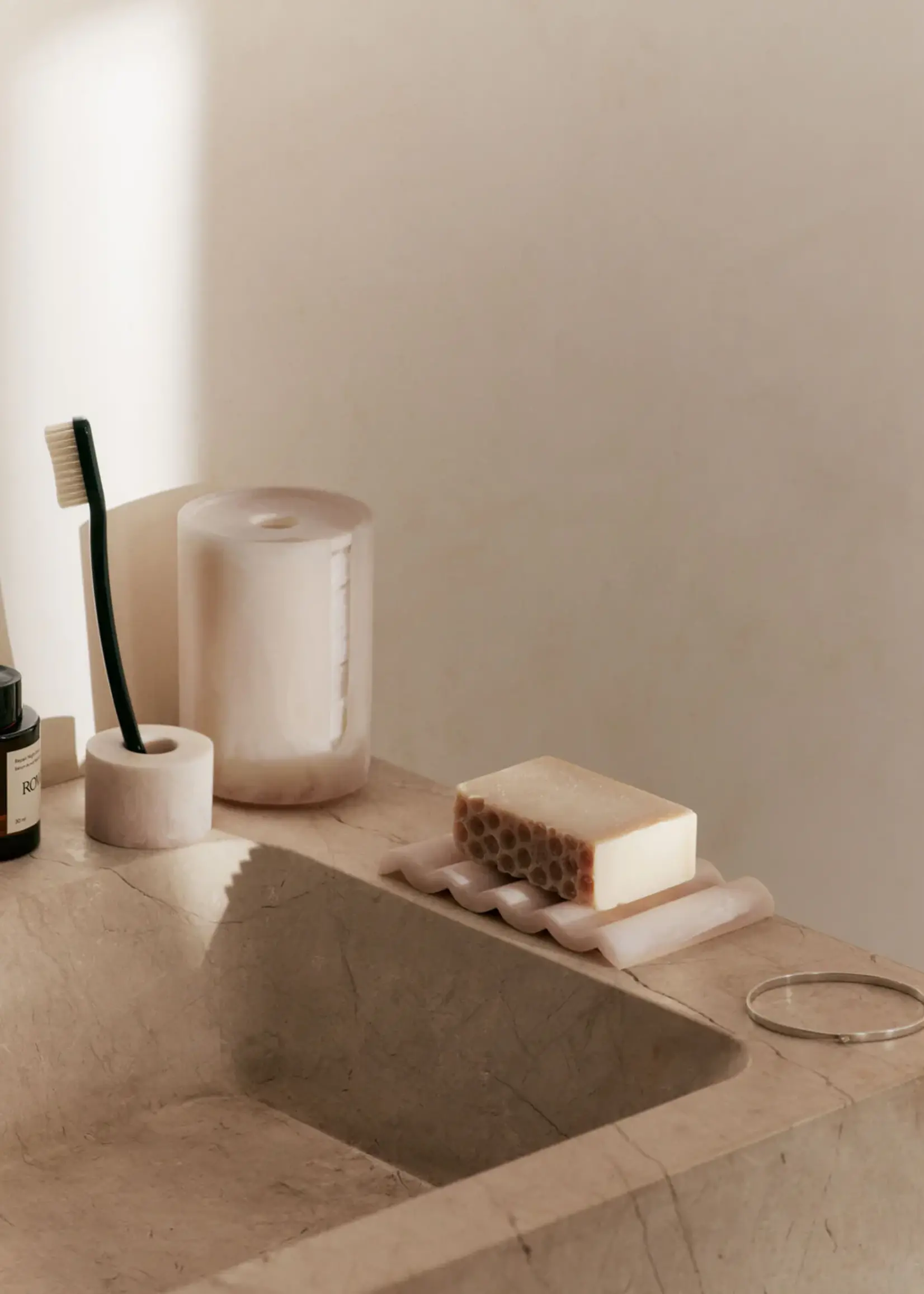 Ferm Living Support à Brosse à Dents Perle