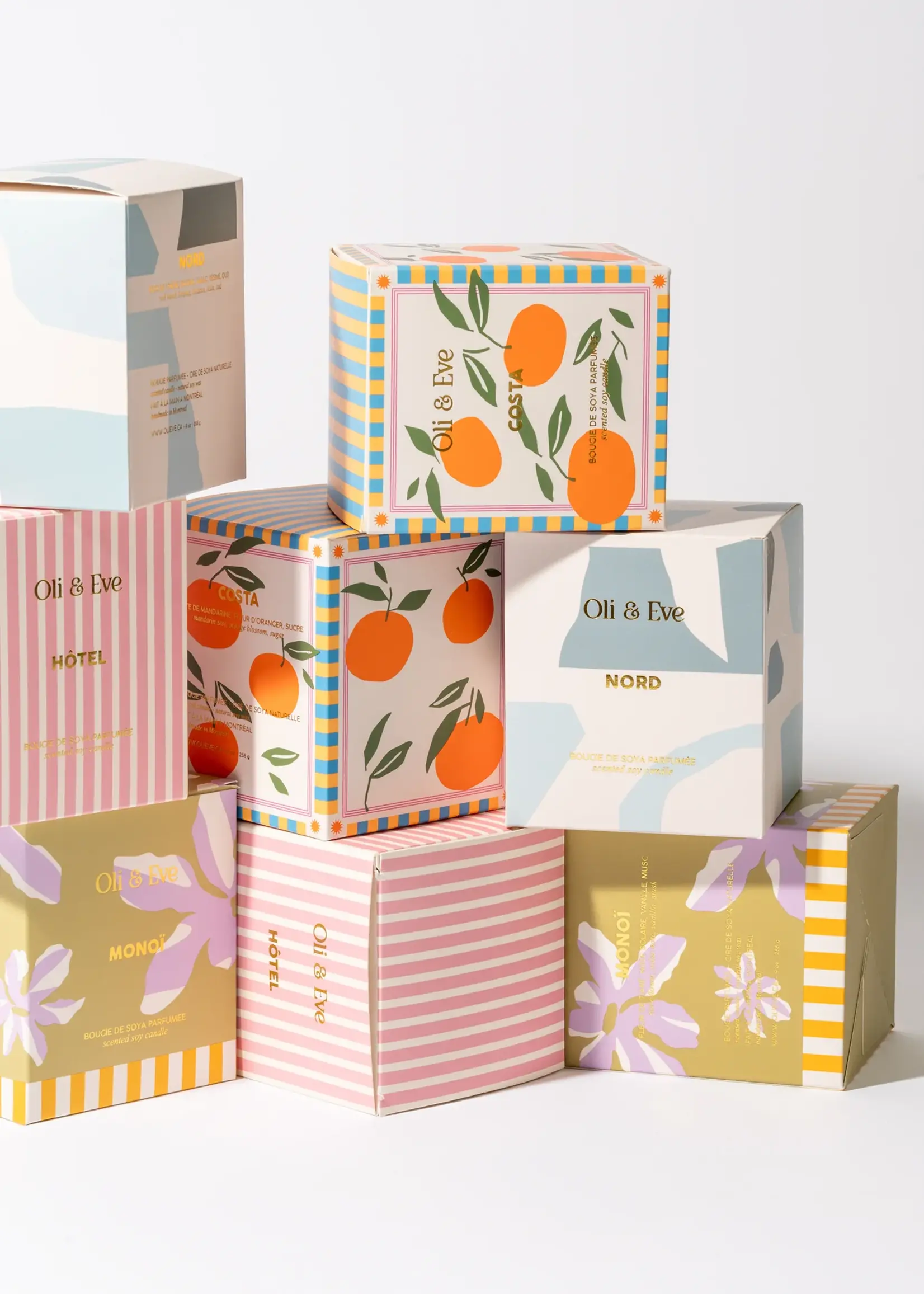 Oli & Eve Bougie parfumée - MONOÏ 9 oz