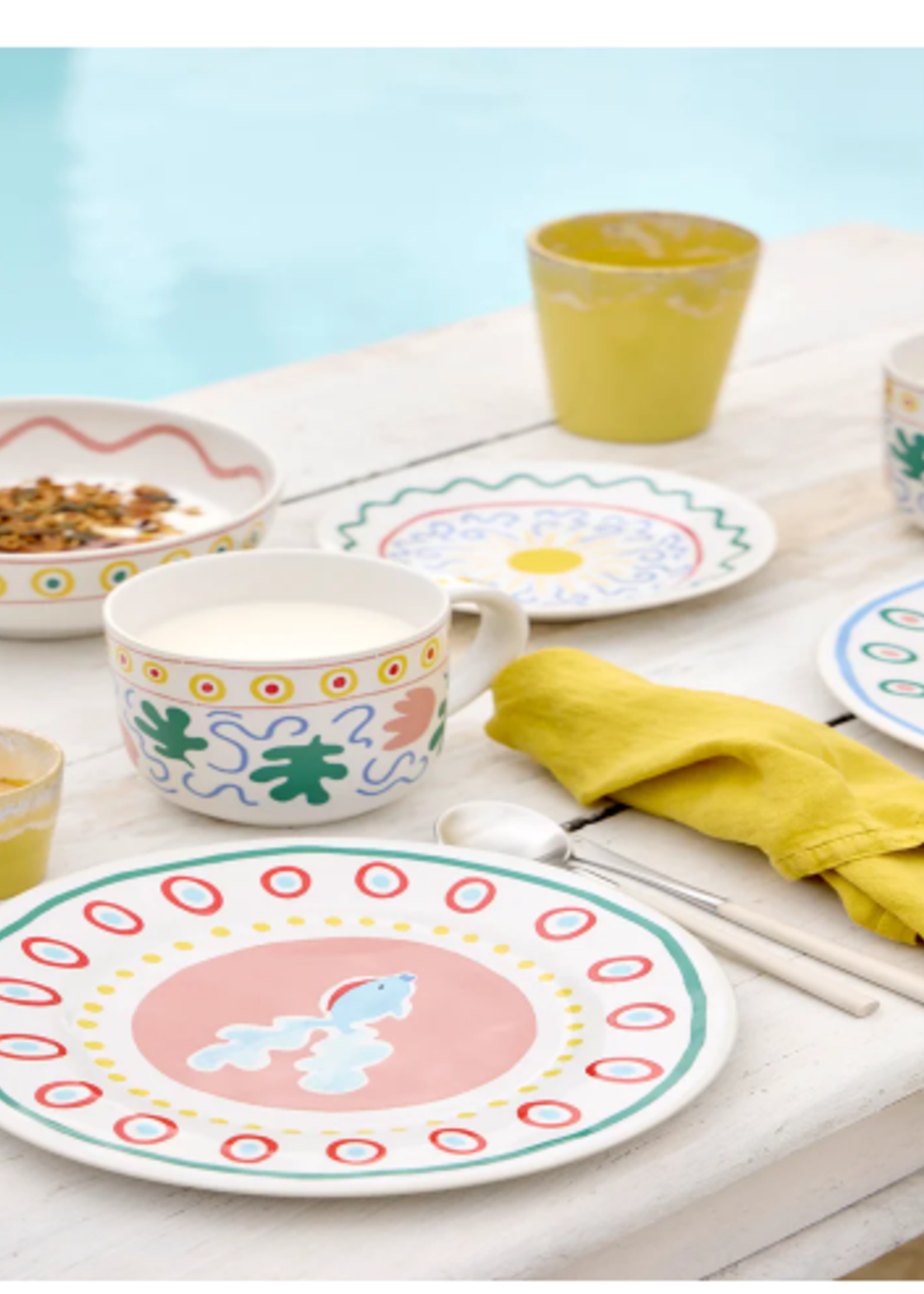 Costa Nova Assiette à Salade/Dessert Summer Bliss - Guppy