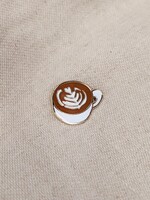 Latte Art - Enamel Pin