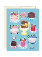 Paperole Carte de Souhaits - Desserts