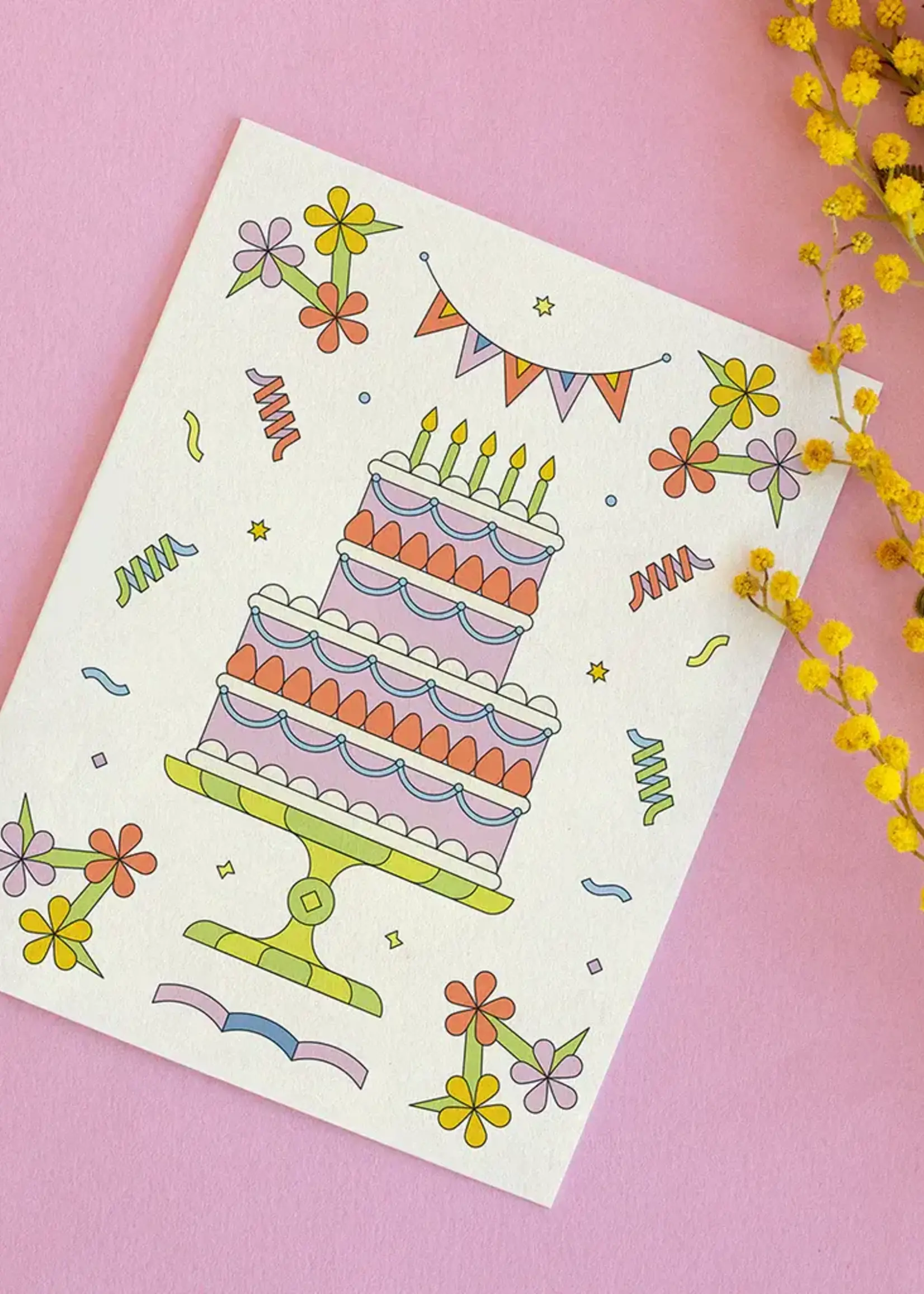 Paperole Carte de Souhaits - Jour de Fête