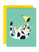 Paperole Greeting Card - Chat Taquin