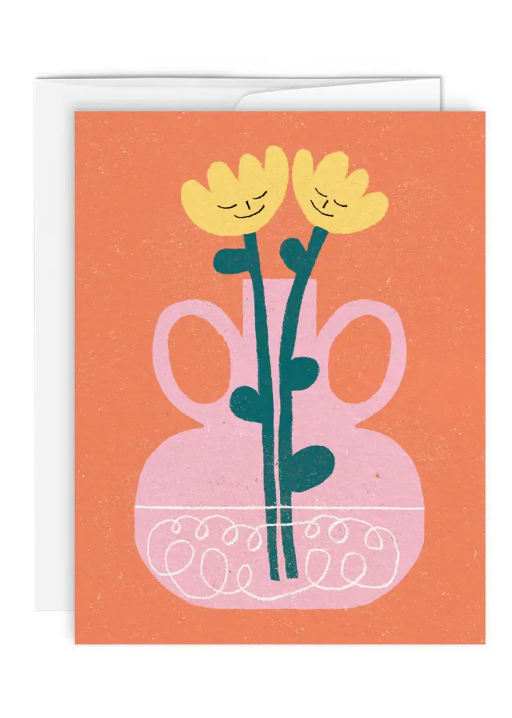 Paperole Greeting Card - Tulipes