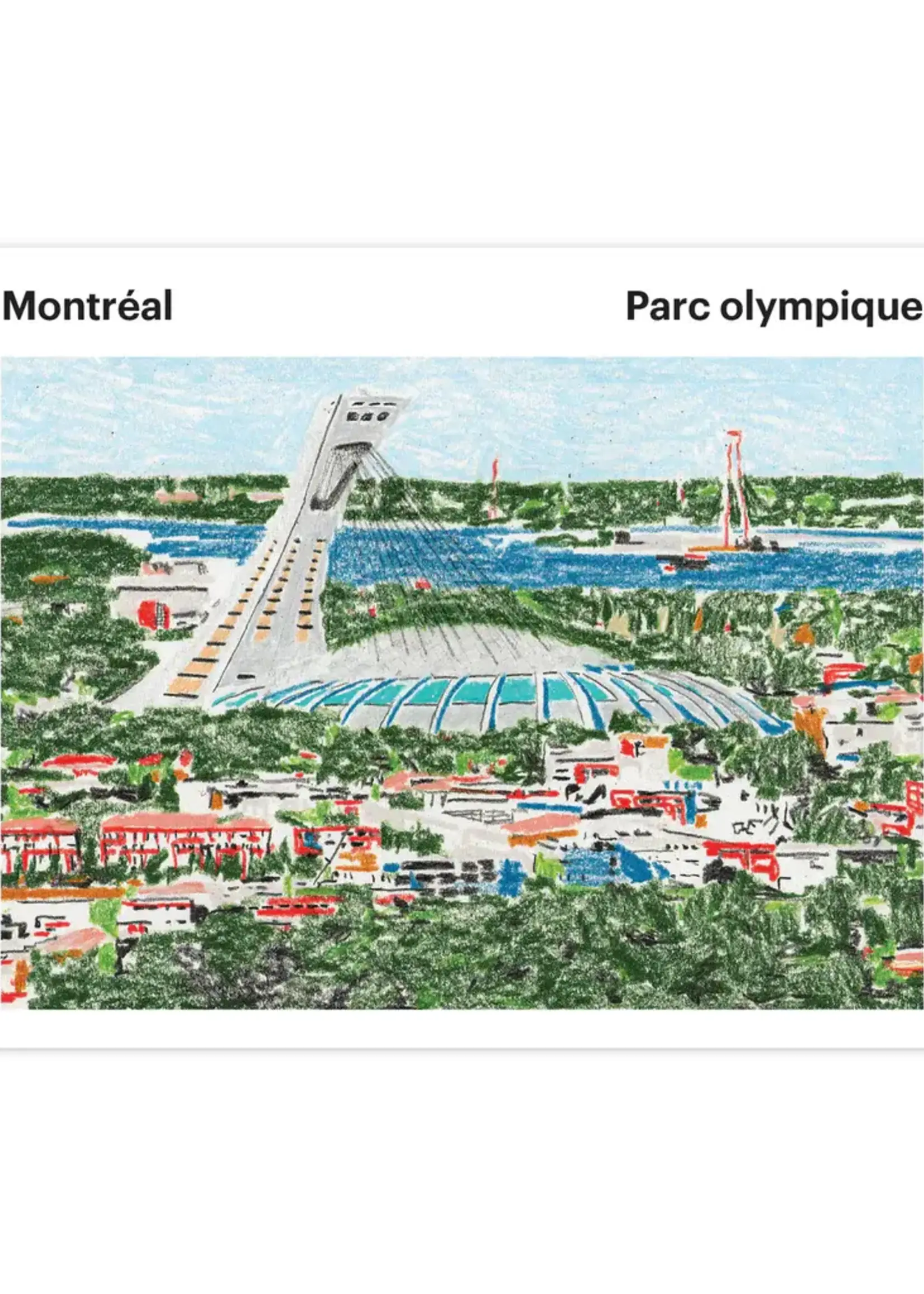 Paperole Postcard - Parc Olympique