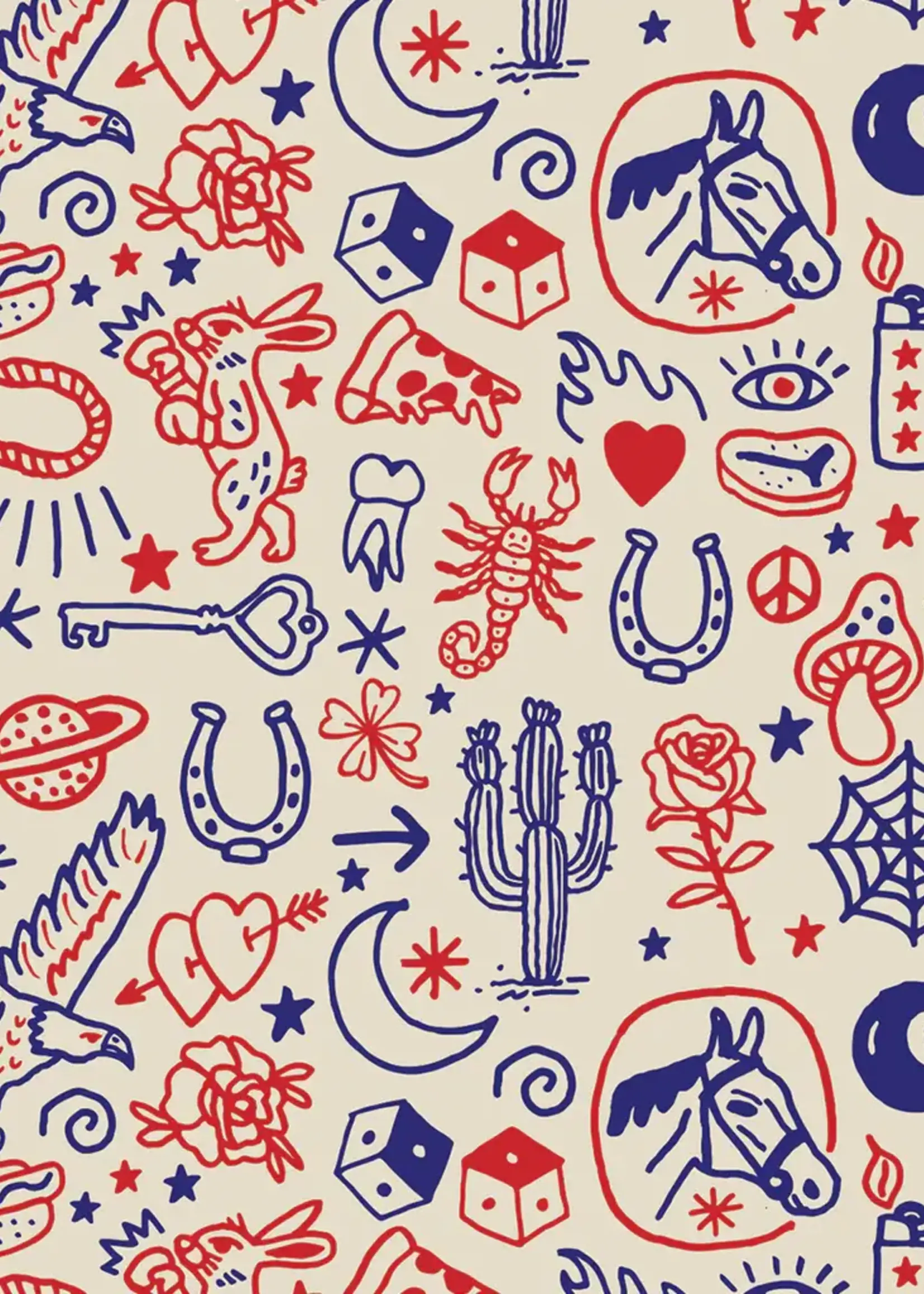 Paperole Sac Cadeau Moyen - Western