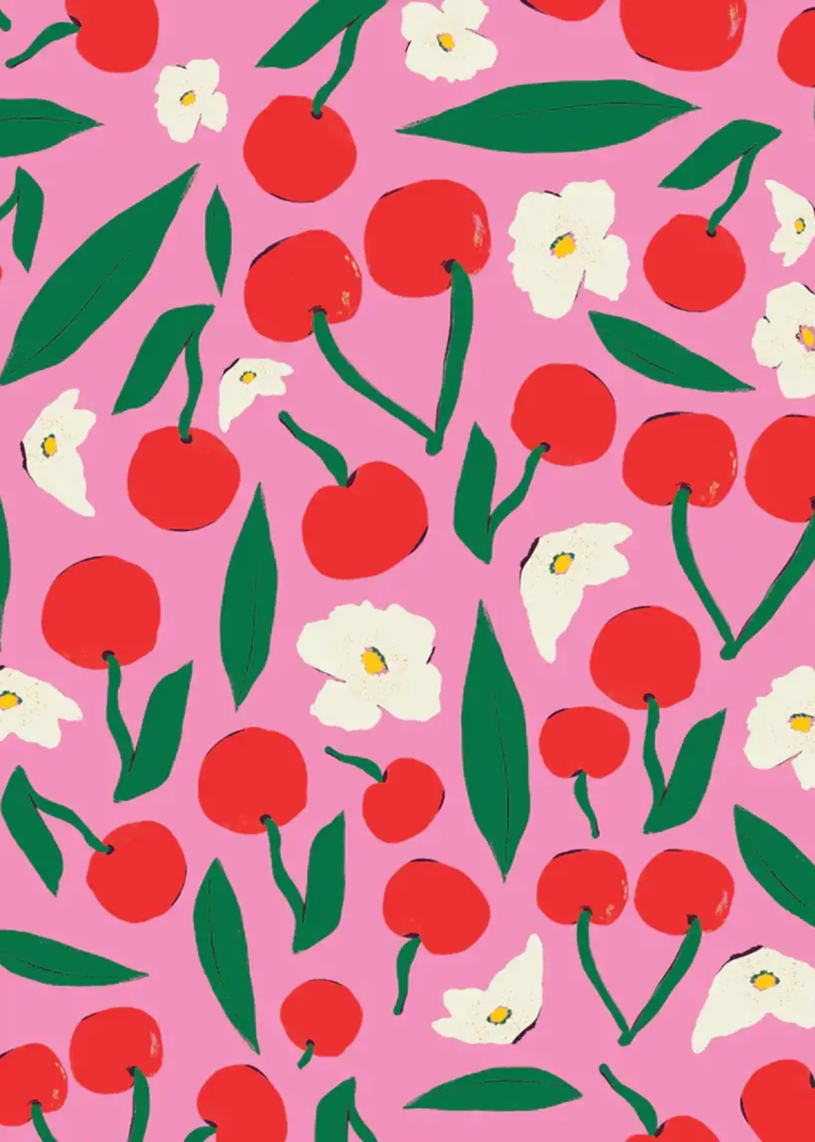 Paperole Sac Cadeau Grand - Cerises