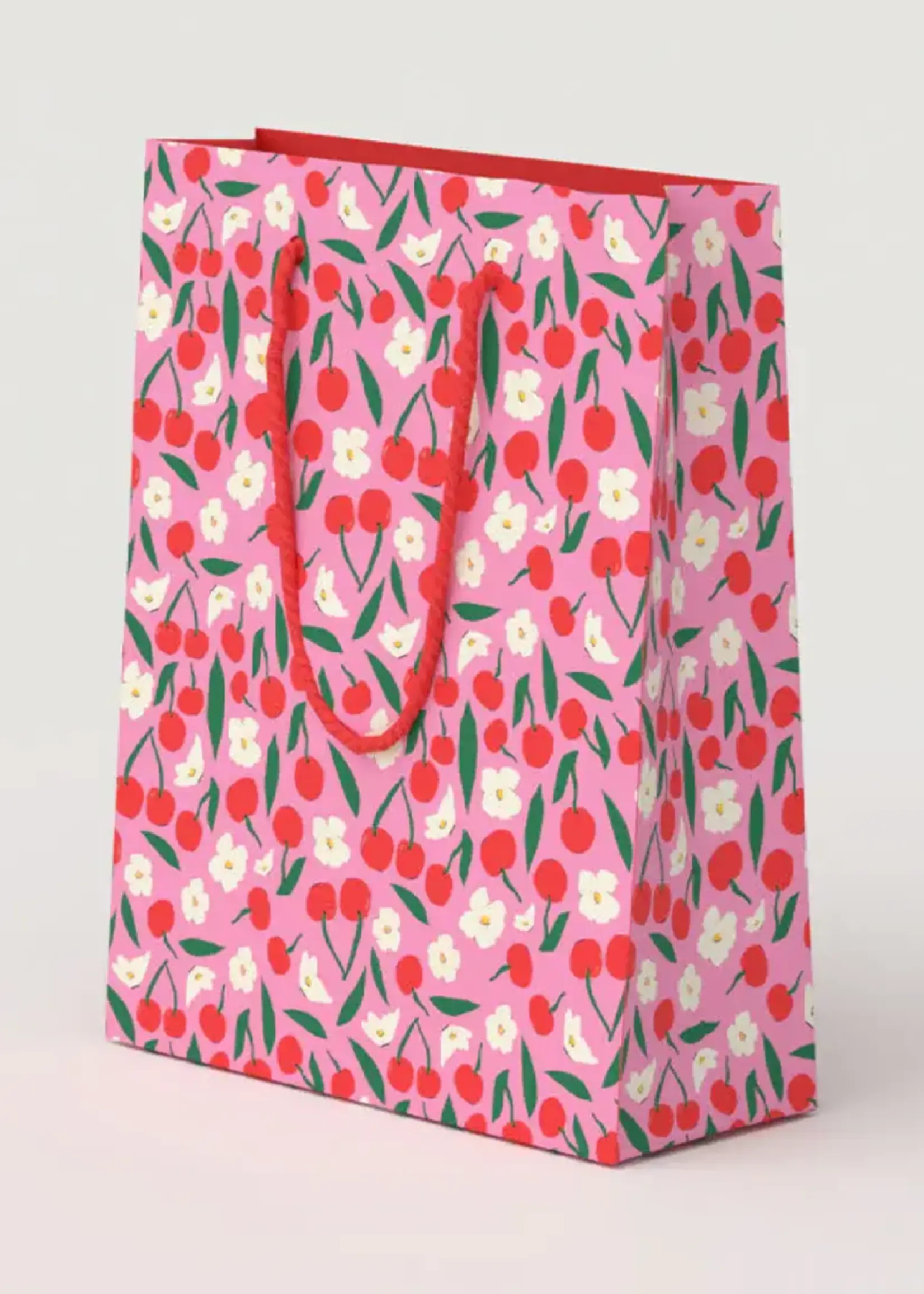 Paperole Sac Cadeau Grand - Cerises