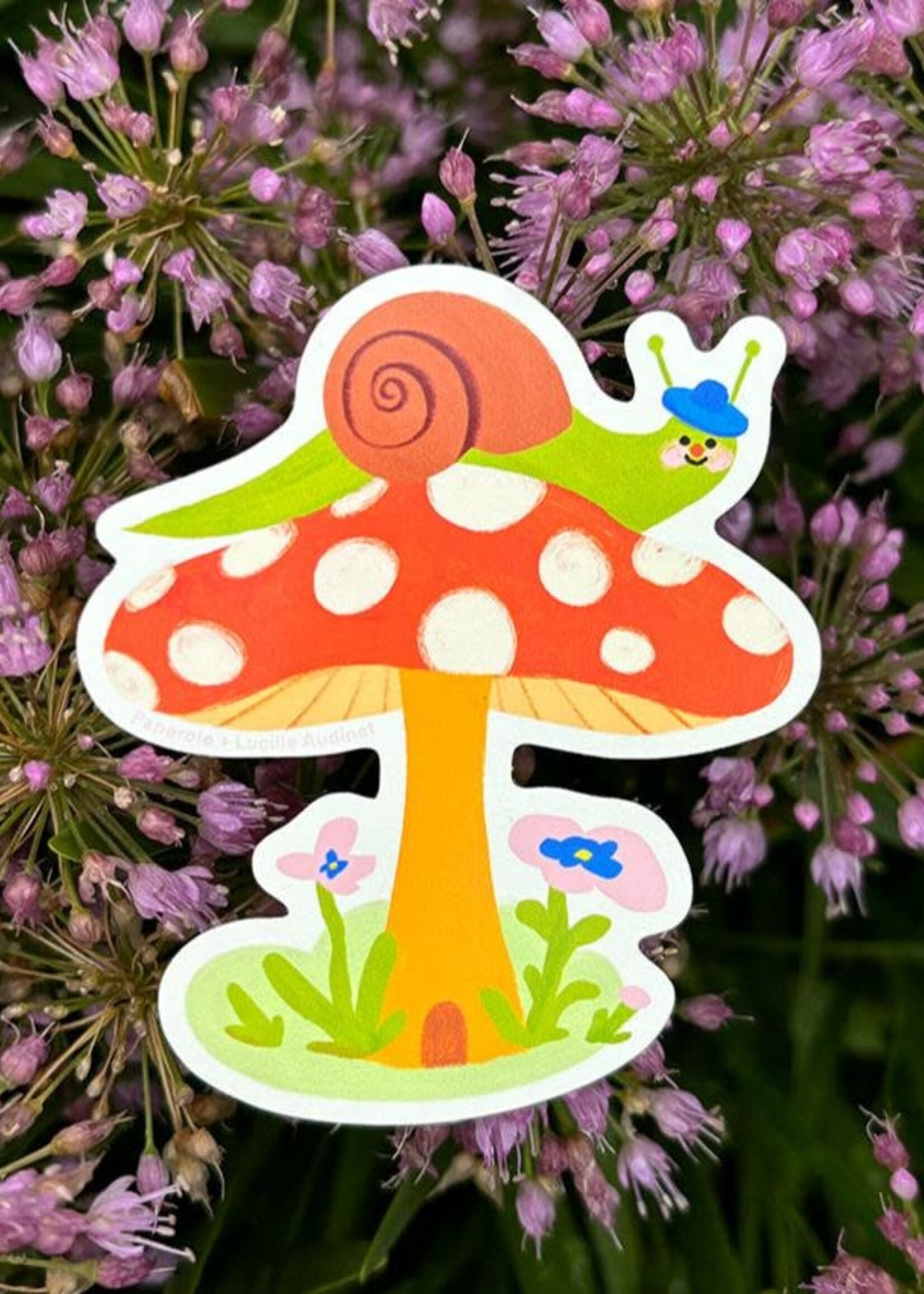 Paperole Autocollant en Vinyle - Escargot