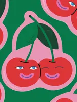 Paperole Autocollant en Vinyle - Cherries