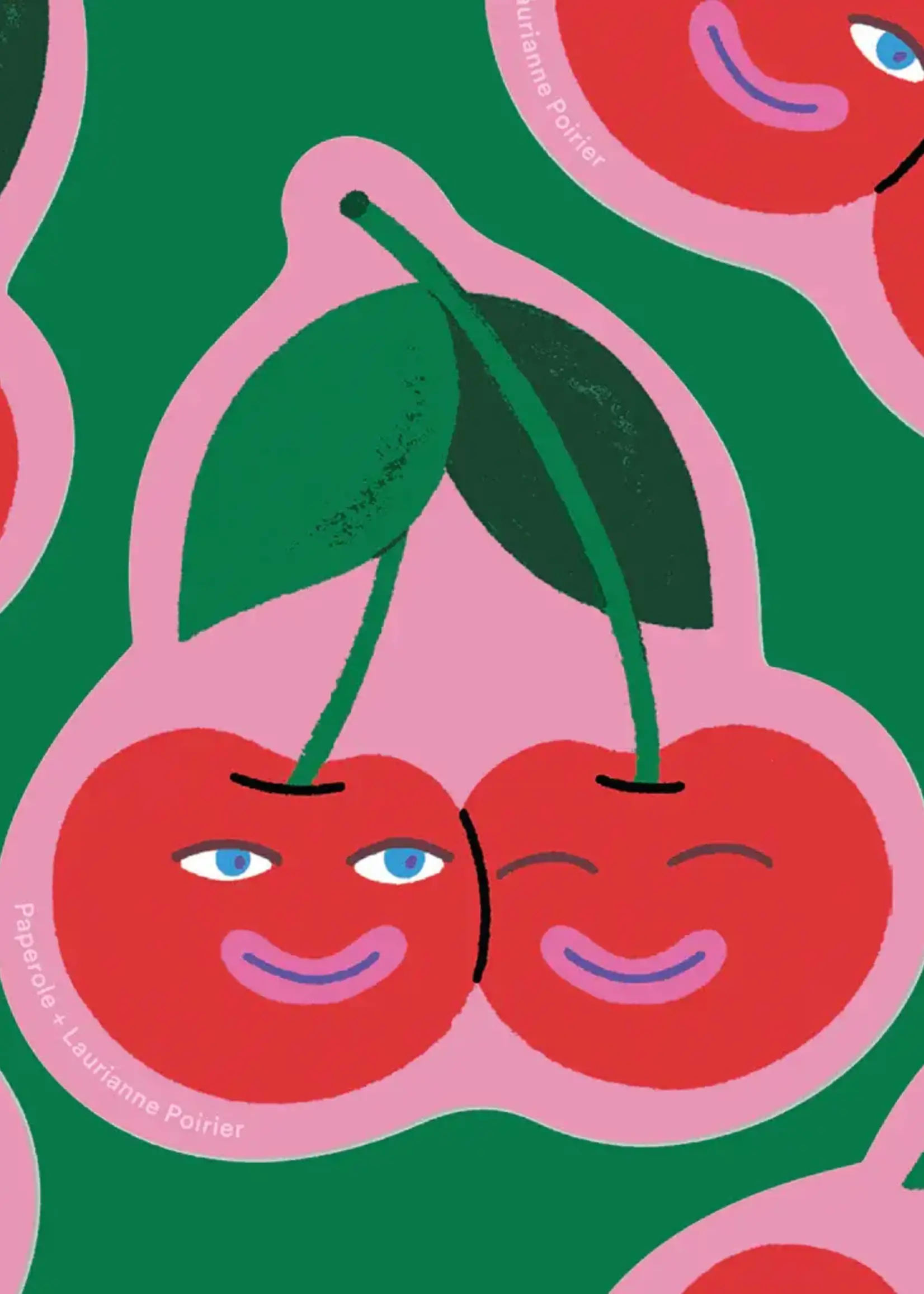Paperole Vinyl Sticker - Cherries
