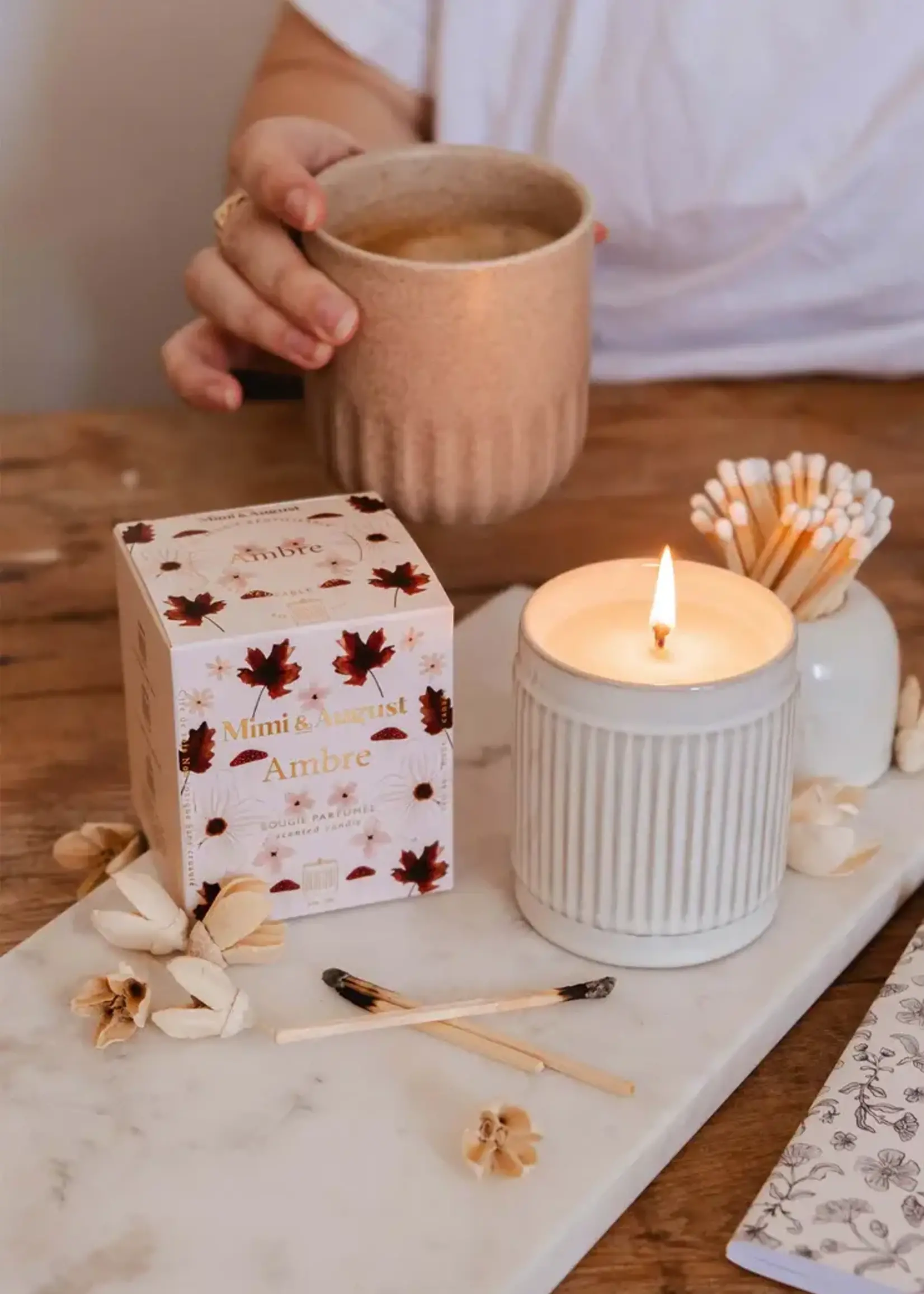 Ambre - Reusable Candle - 8 oz