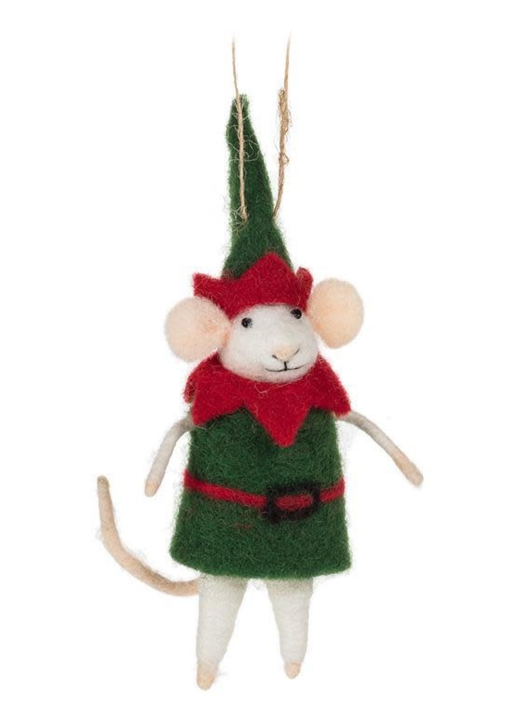 Elf Costume Mouse Ornament