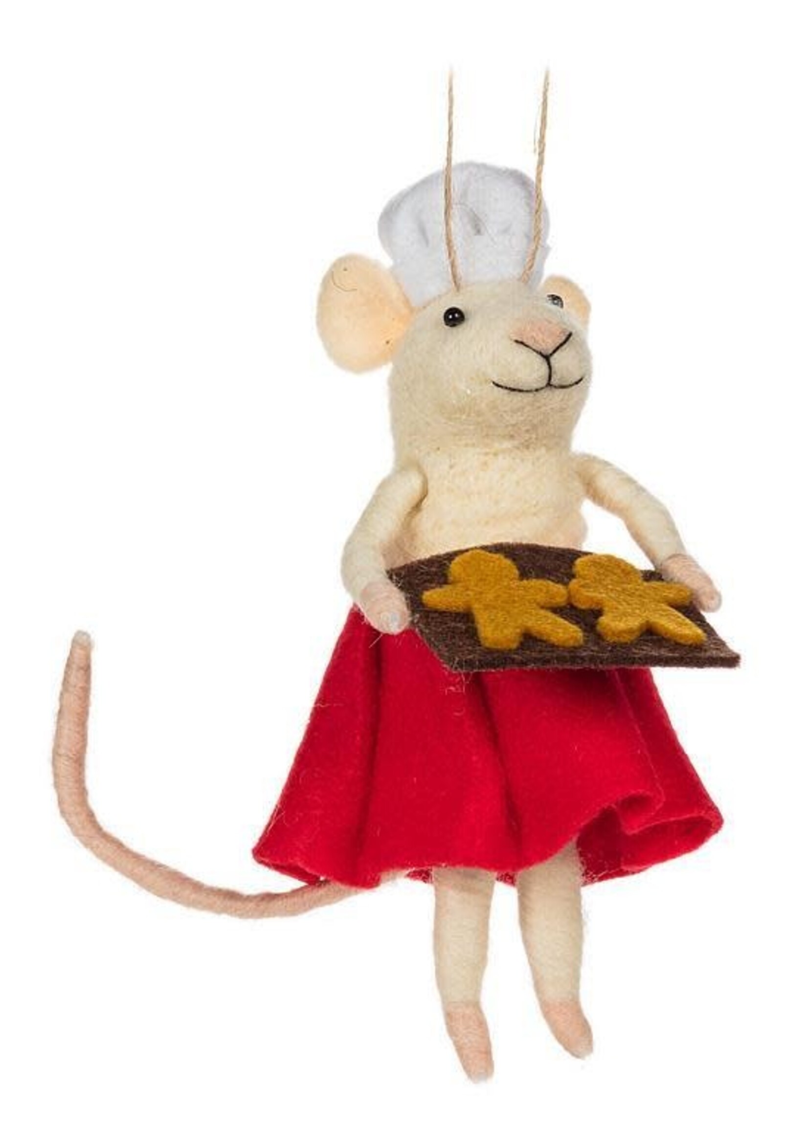 Ornement Souris Pâtissière