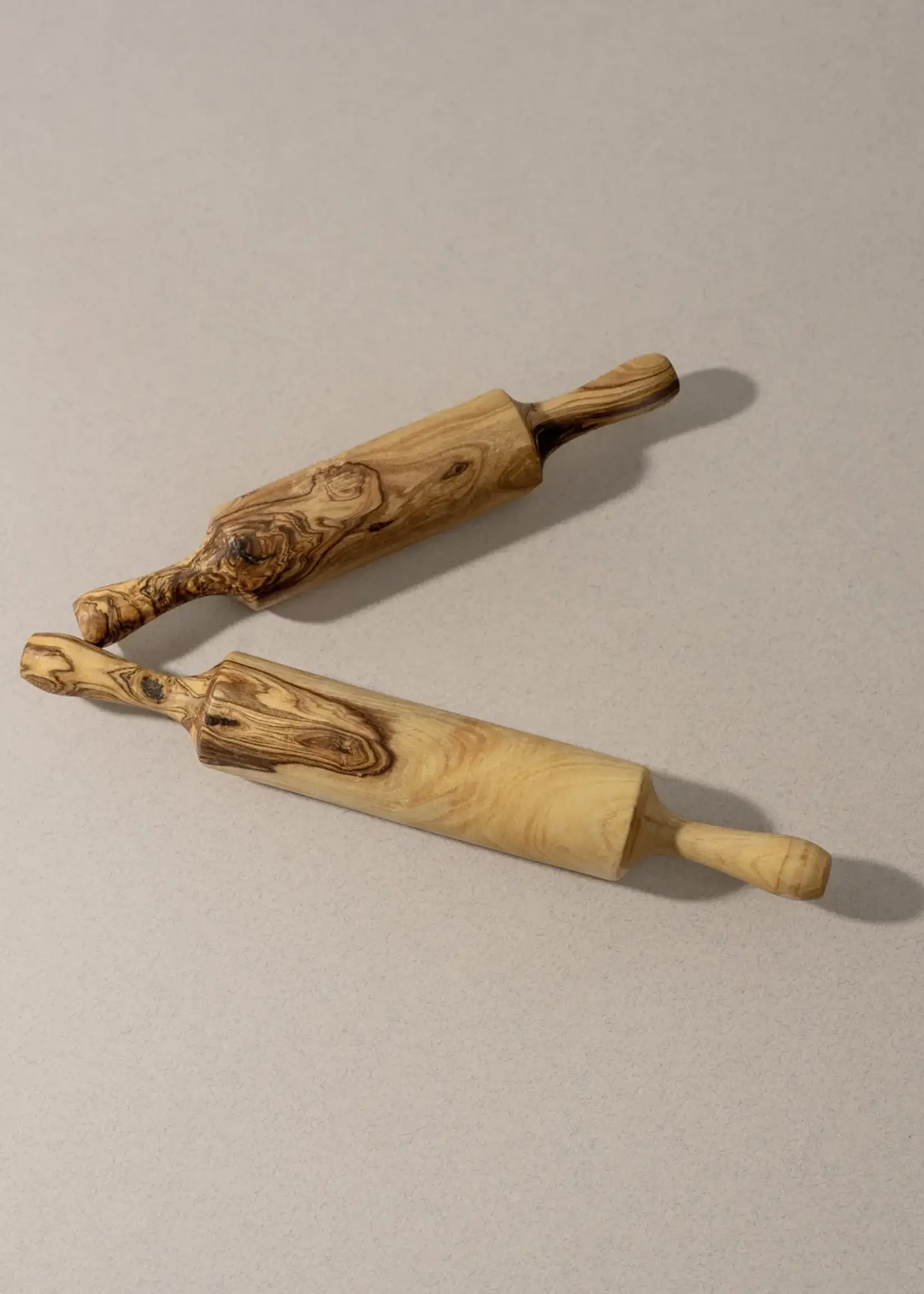 Natural Olive Wood Rolling Pin - Small