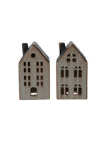 Petite Maison en Grès Blanche et Noire