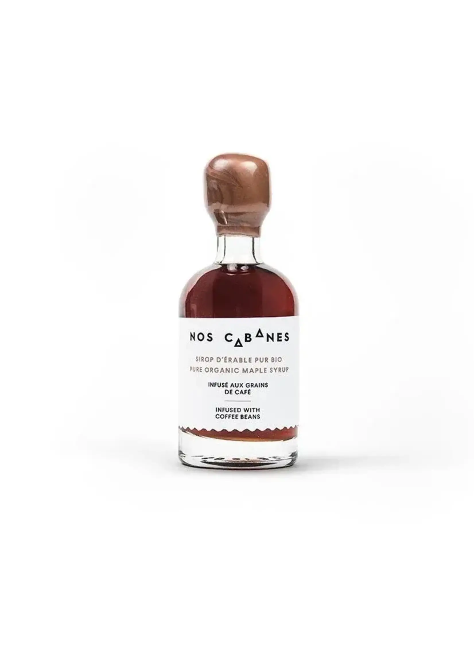 Nos Cabanes Organic Maple Syrup Infused with Coffee Beans - Choose Format