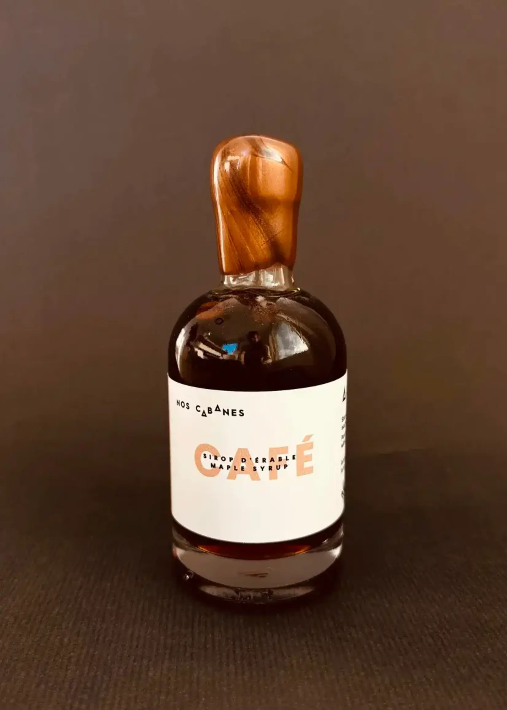 Nos Cabanes Sirop d'Érable Bio Infusé aux Gains de Café - Choisissez le format