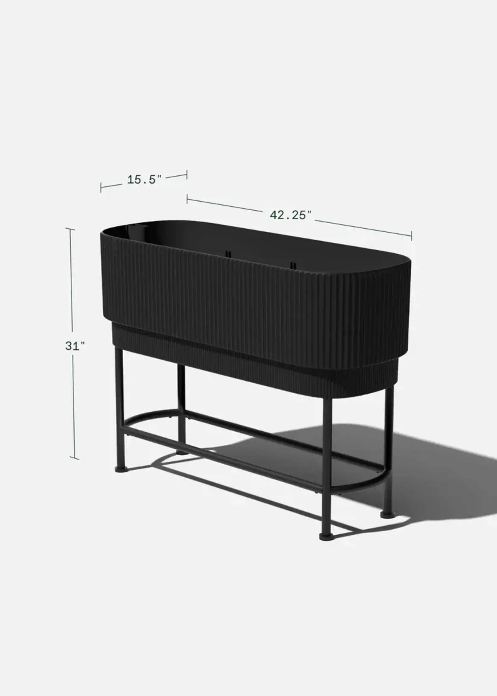 Veradek Demi Raised Garden Bed - Black