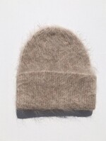 Billy Bamboo Alpaca Fluffy Beanie - Mushroom