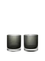 Ferm Living Verres à Whisky Ripple - Lot de 2