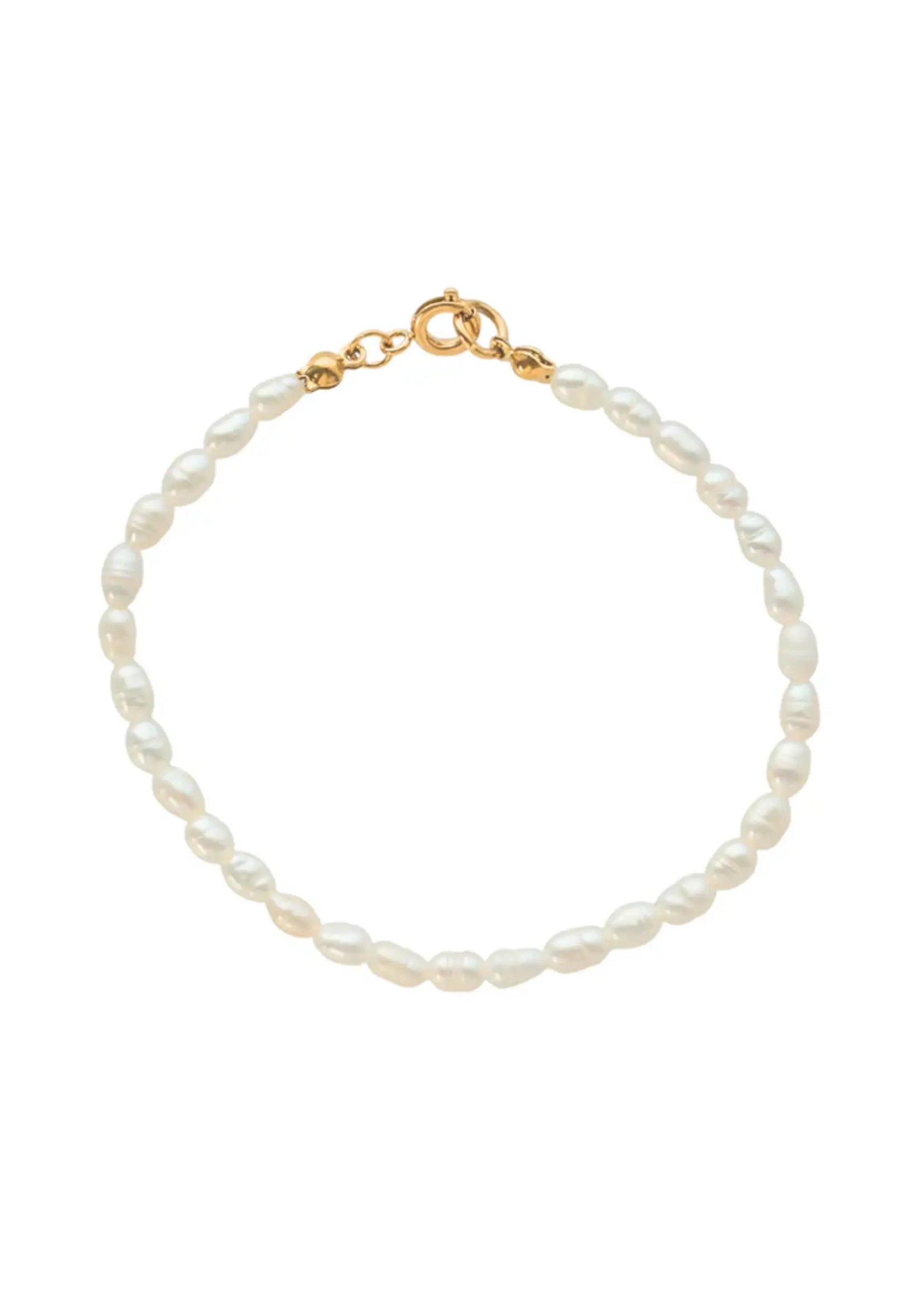 Ken & Jame Pearl Charm Bracelet