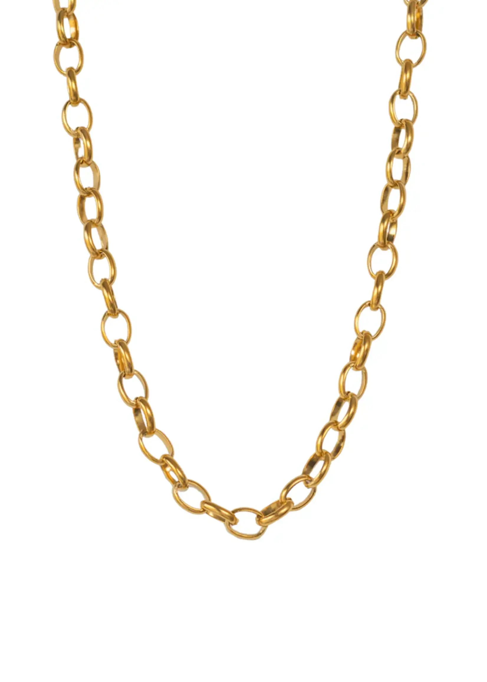 Ken & Jame Round Link Chain - Gold