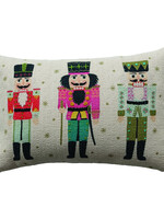 Pillow with Nutcrackers