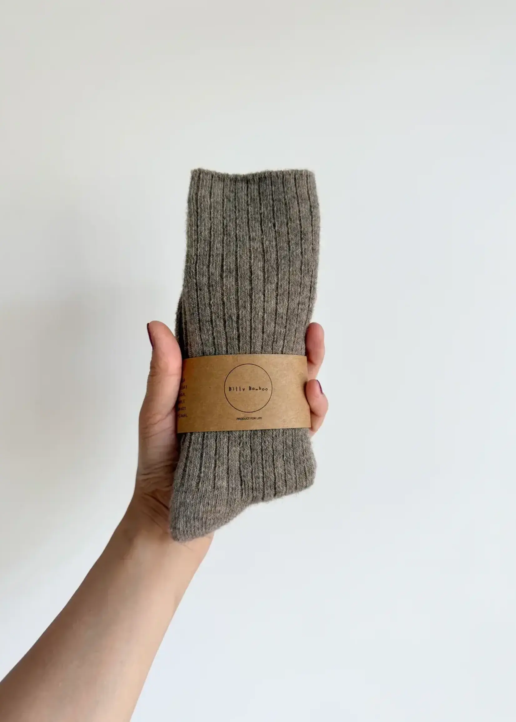Billy Bamboo Iceland Wool High Socks