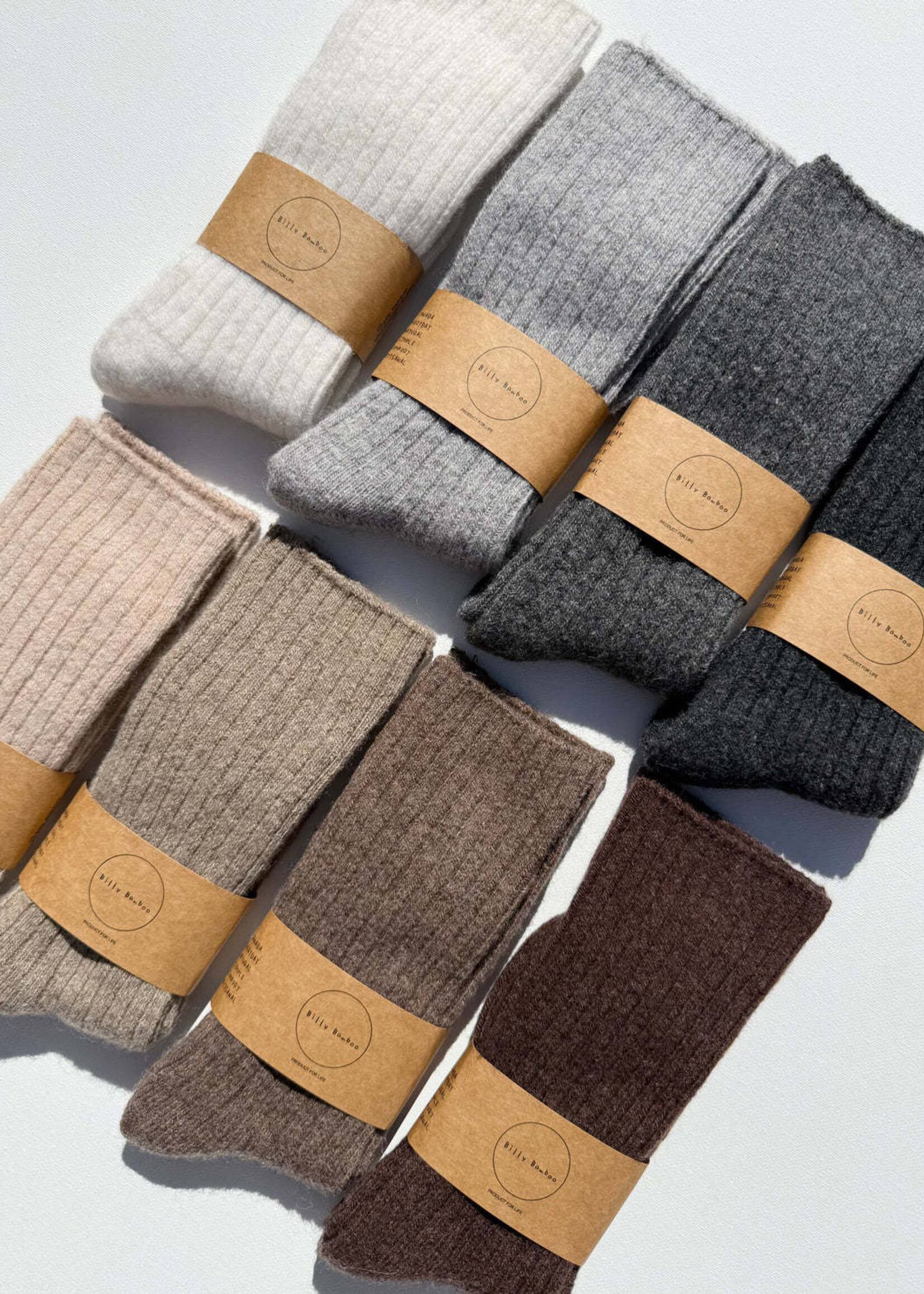 Billy Bamboo Chaussettes Hautes en Laine d'Islande