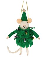 Ornement Souris en Sapin