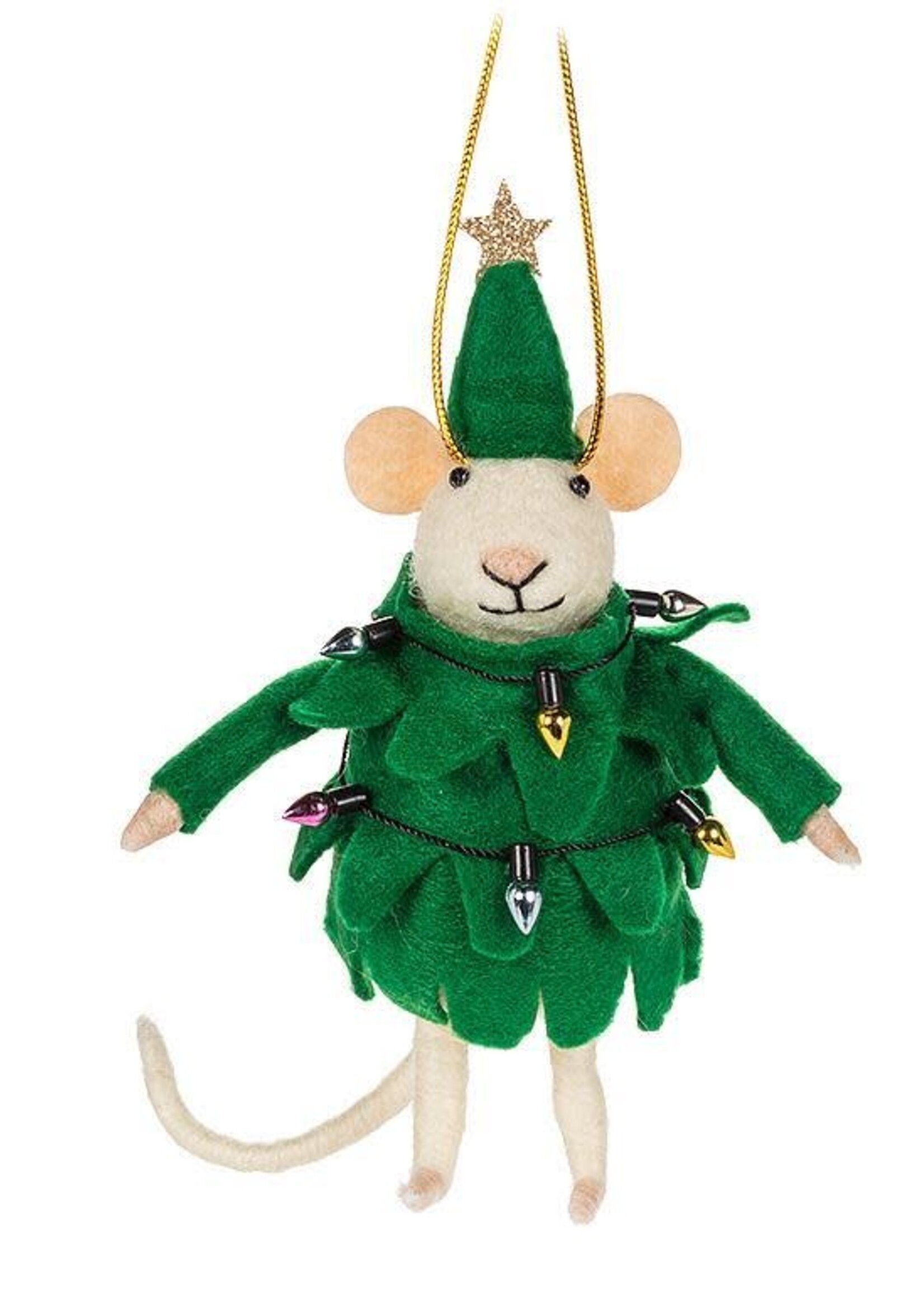 Mouse in a Tree Suit Ornement